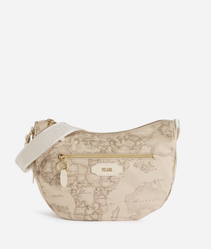 Soft Fusion medium halfmoon crossbody bag Geo Safari