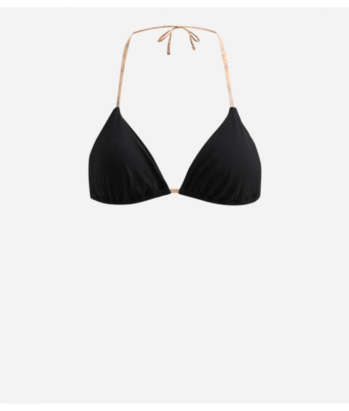 Basic Colors padded bikini top Black