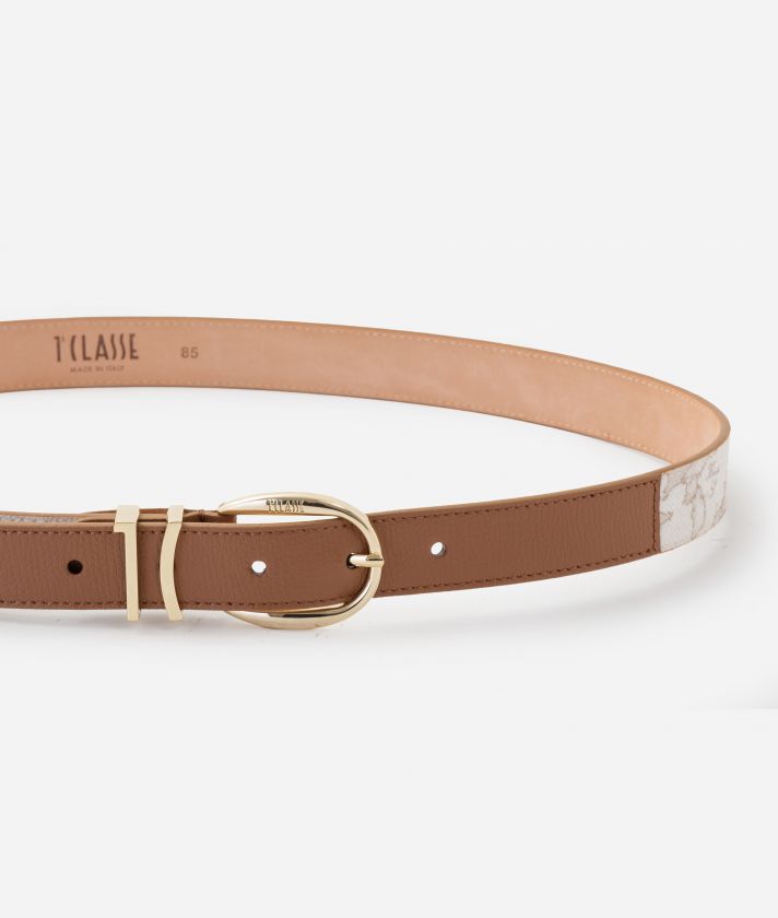 Heritage Geo belt Geo White