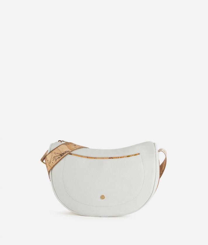 Chic Soul small halfmoon crossbody bag Ivory