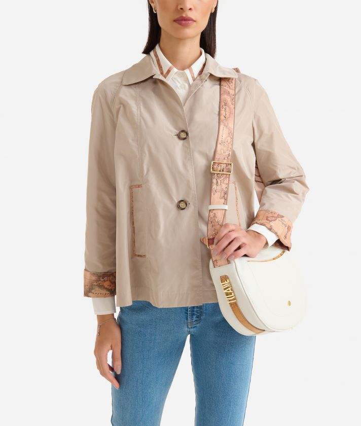 Chic Soul small halfmoon crossbody bag Ivory