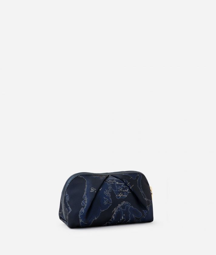 Beauty medio con pinces stampa Geo Blu Notte