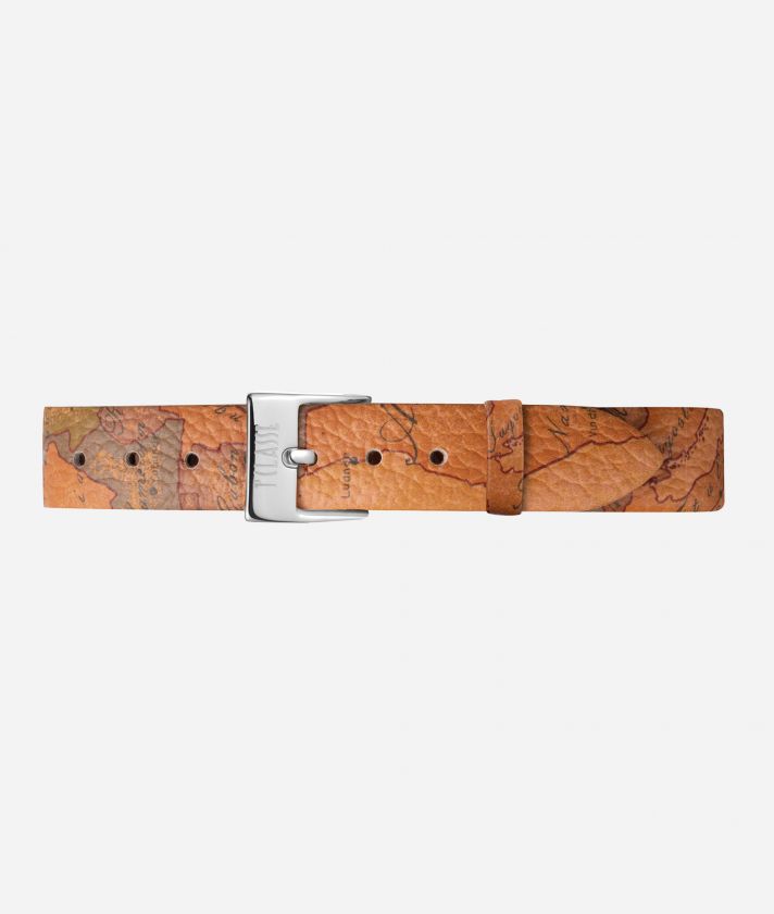 Montecarlo watch with Geo Classic print leather strap