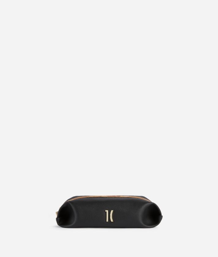 Small clutch bag with logo 1C Black
