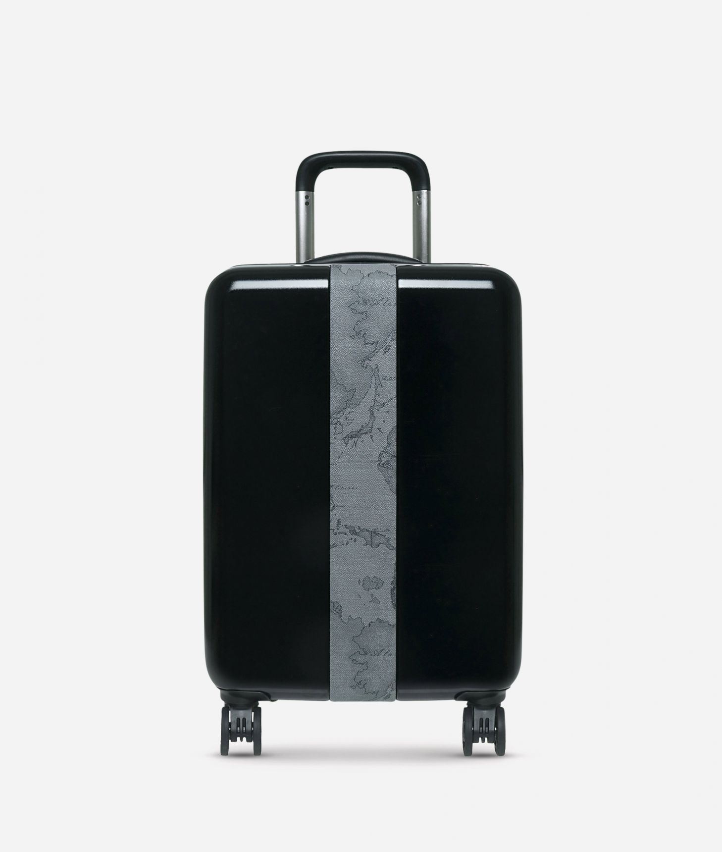 Solid Case Small suitcase in Geo Dark,front