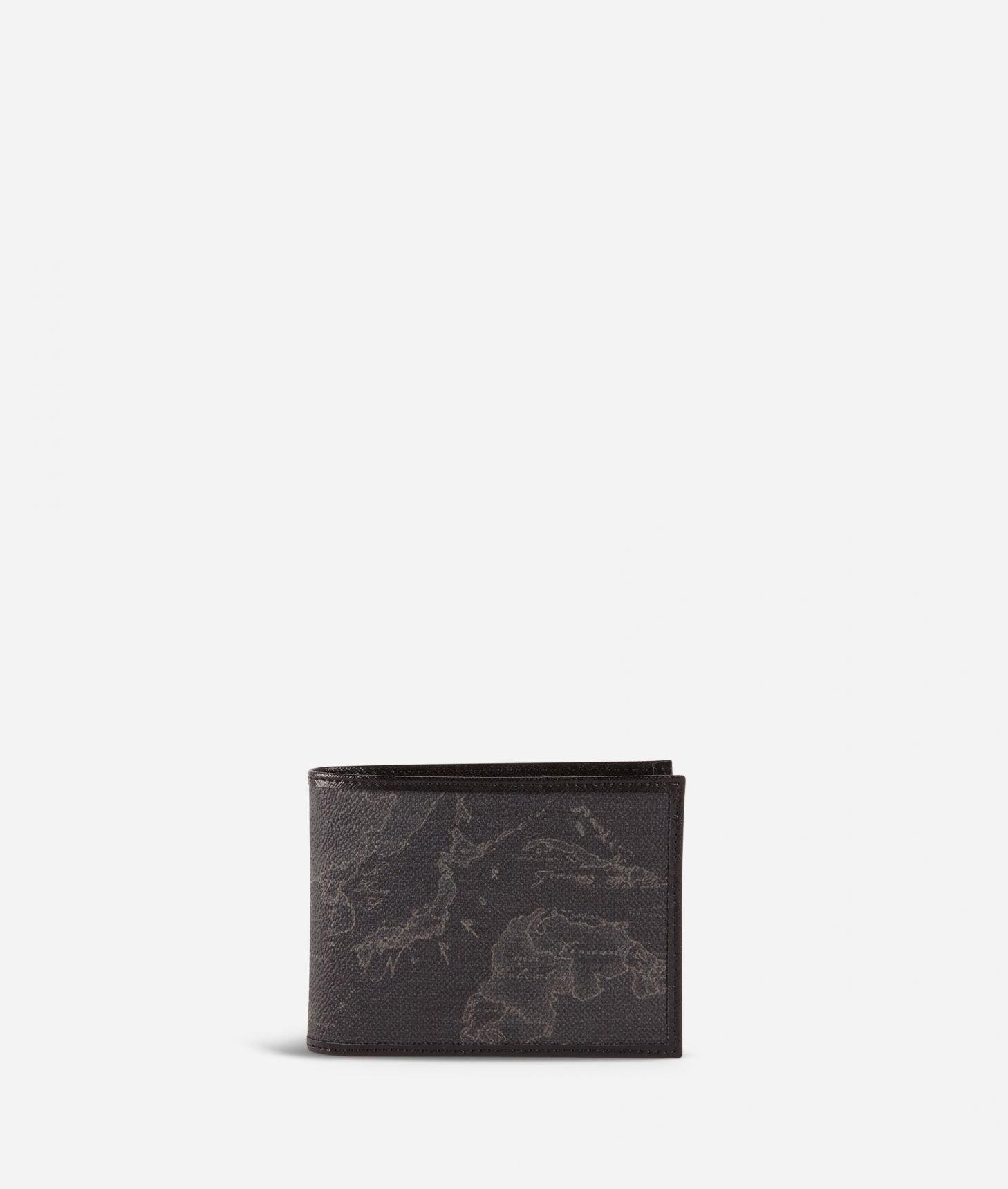 Geo Black men's wallet black,front