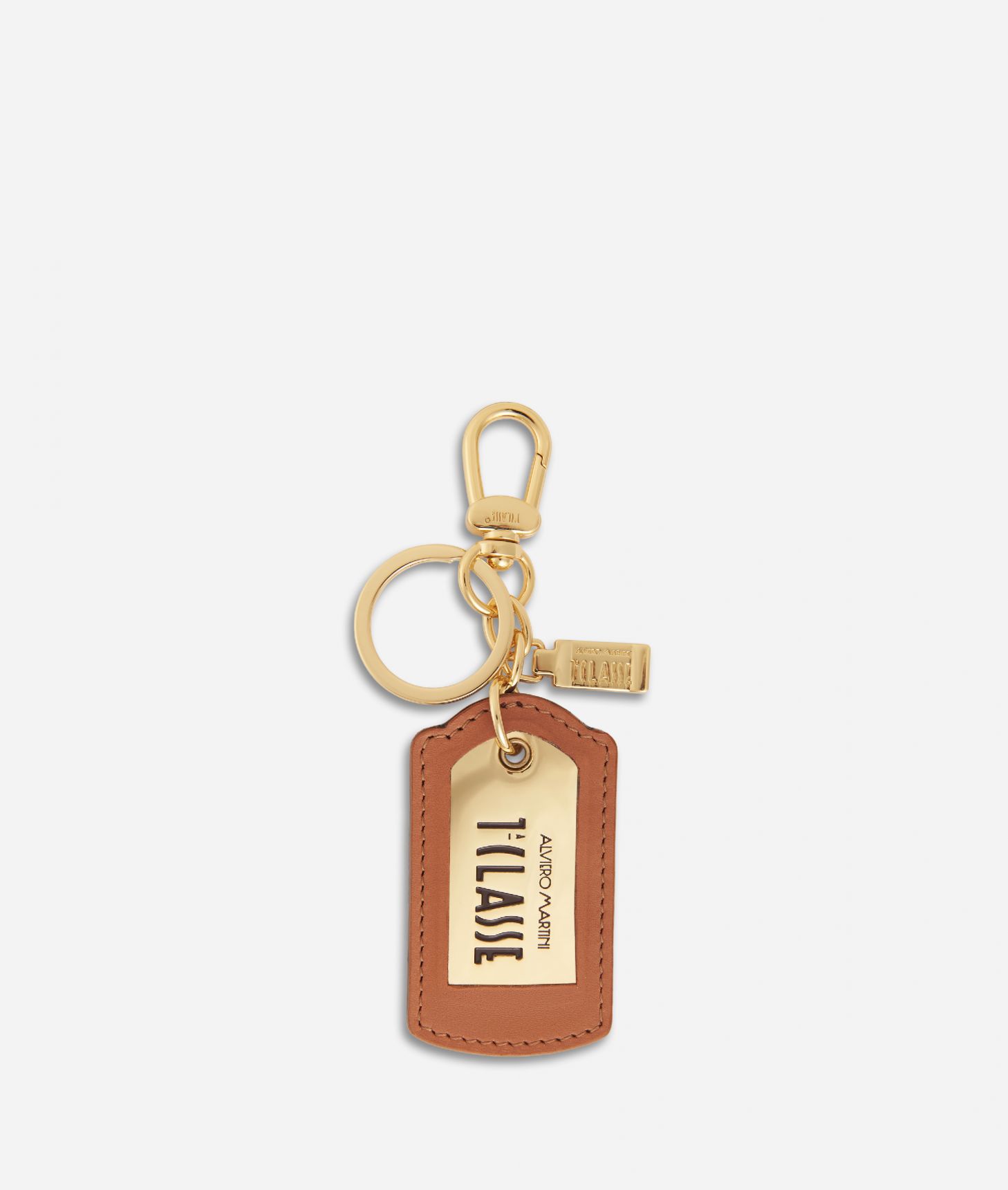 Geo Classic Logo tag keyring,front