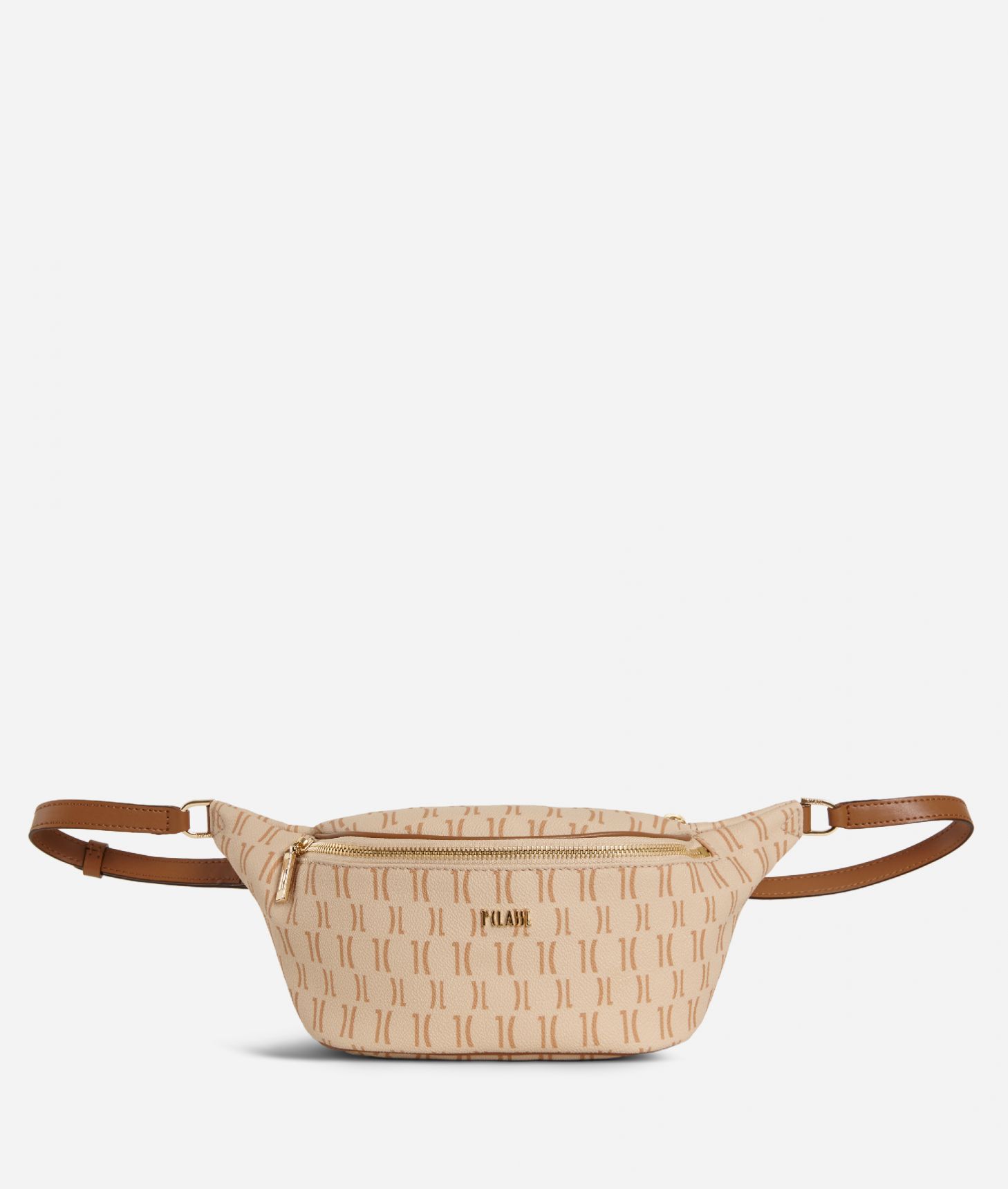 Monogram Belt Bag Beige,front