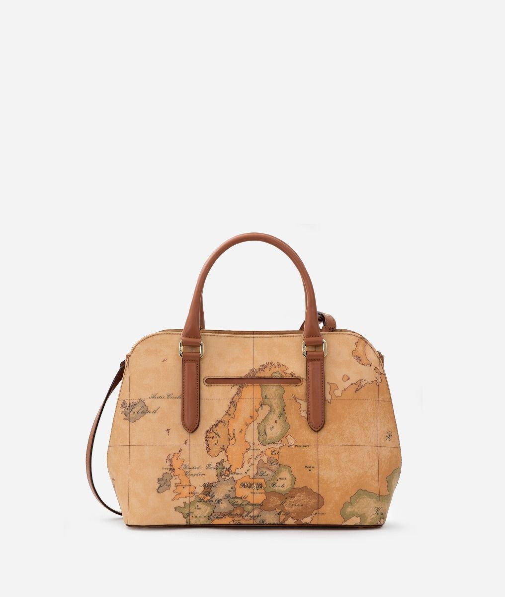 Geo Classic handbag with shoulder strap,front