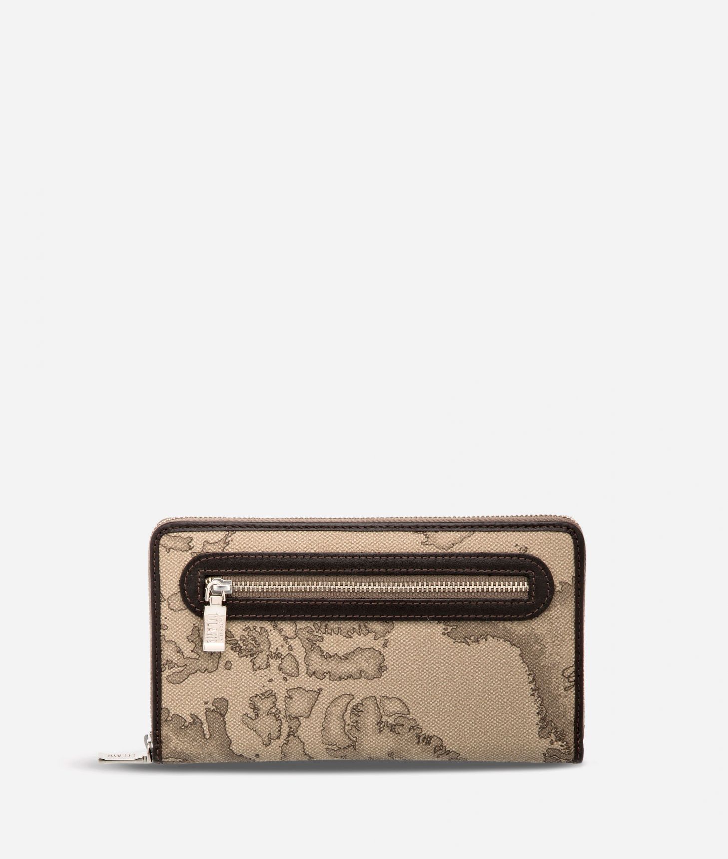 Geo Tortora Large wallet with zip pocket,front