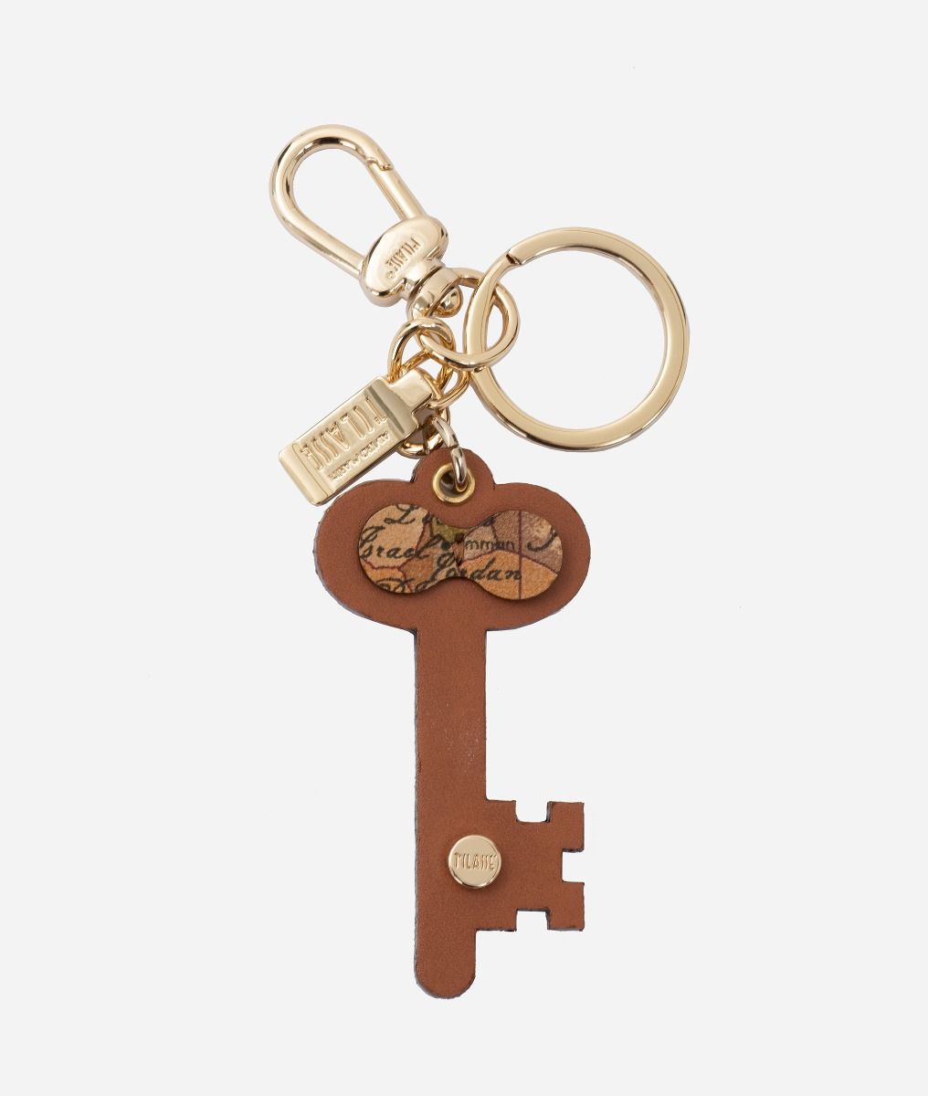 Geo Classic Antique Key keychain,front