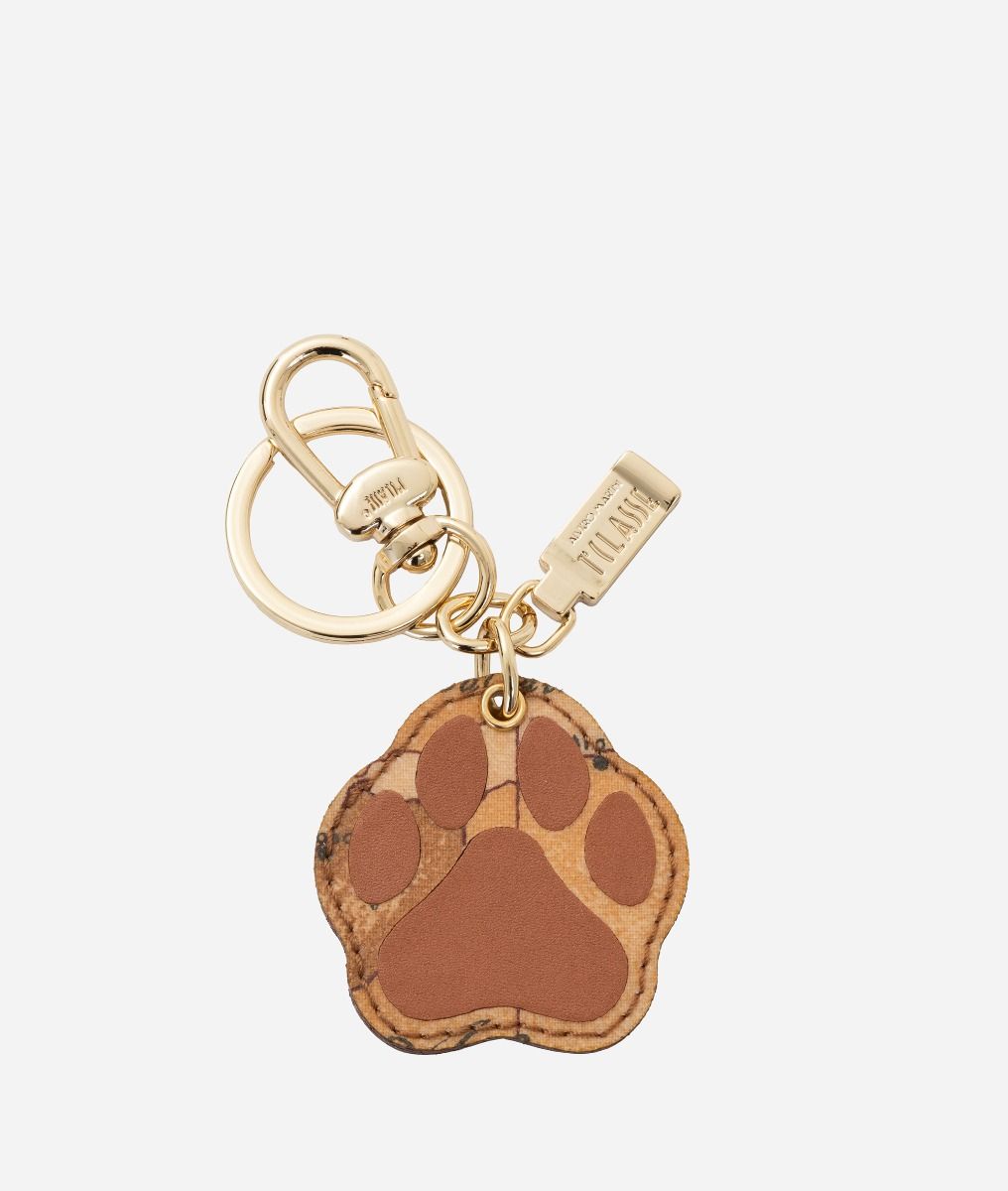 Geo Classic paw-shaped keychain,front