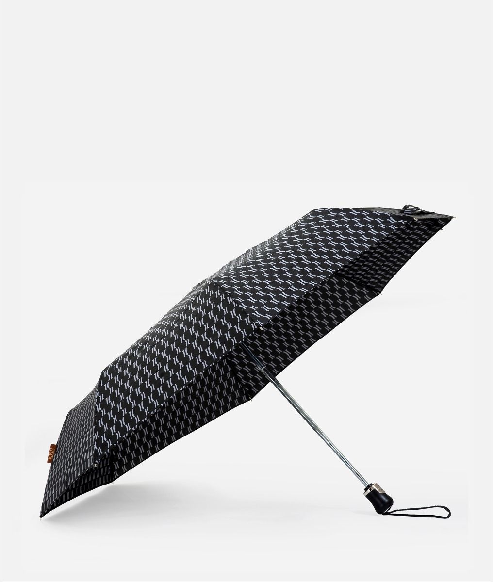Open-close umbrella in Monogram fabric Black,front