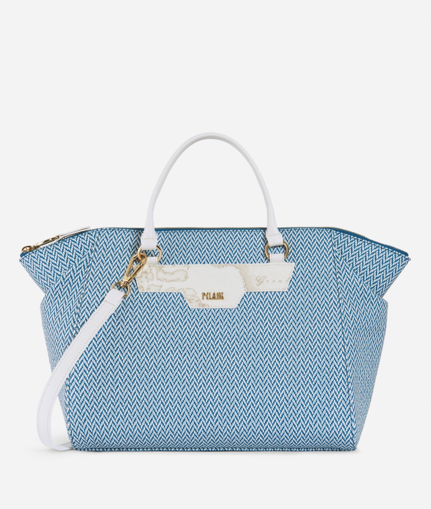 Tropea medium Handbag Tyrrhenian Blue,front