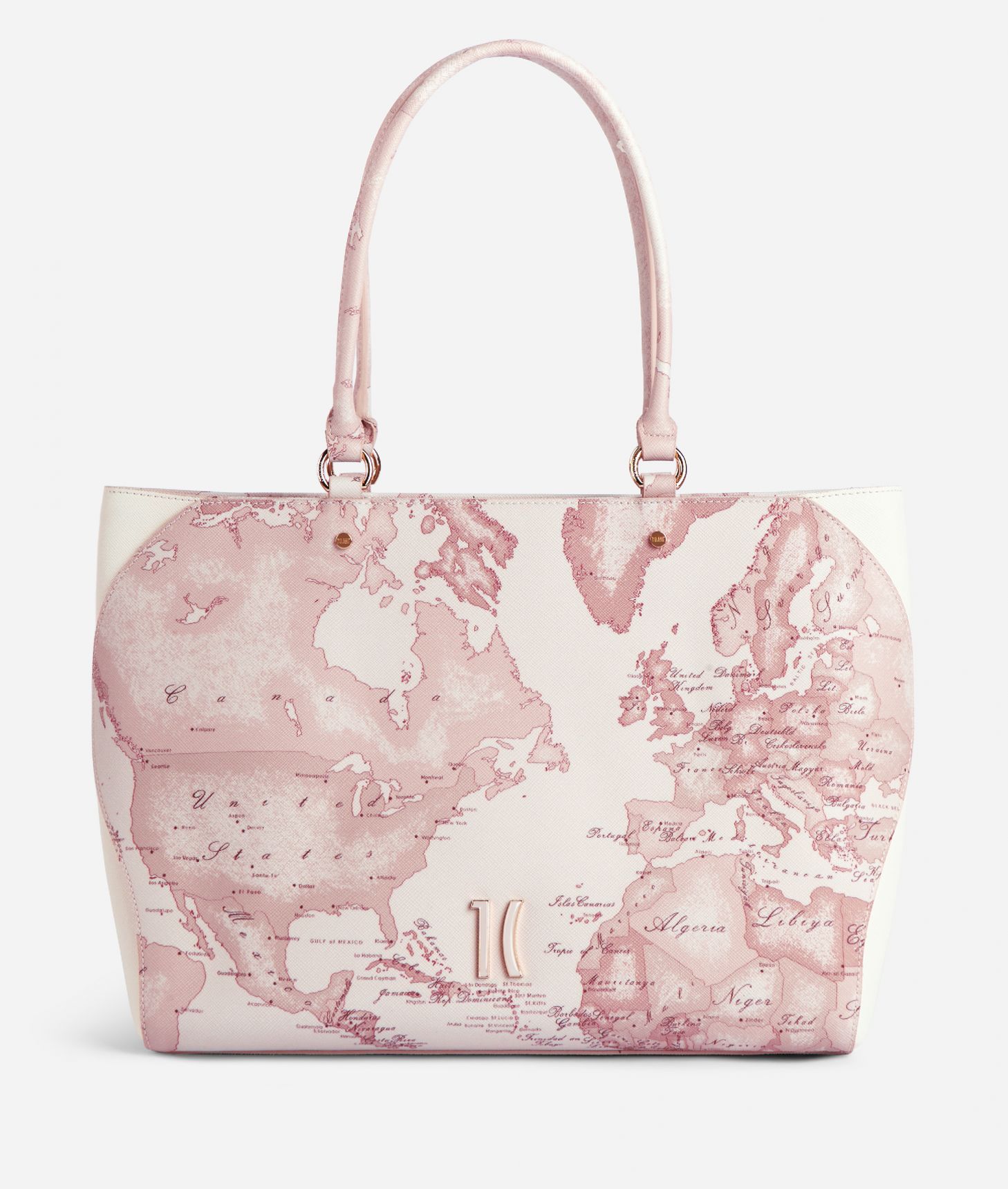 Geo Carrara Shopping bag Pink,front