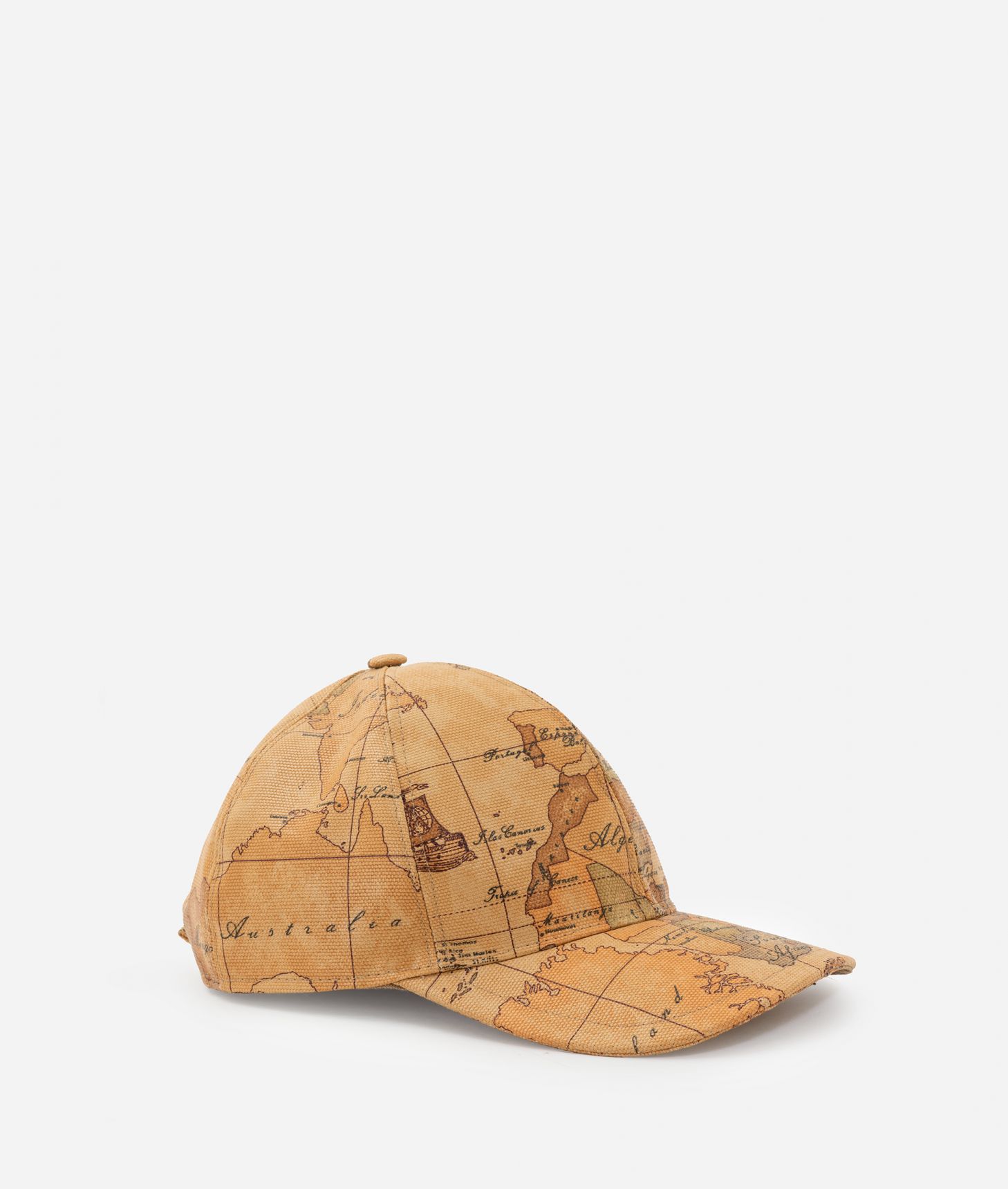 Baseball cap in shiny canvas Geo Classic ,front