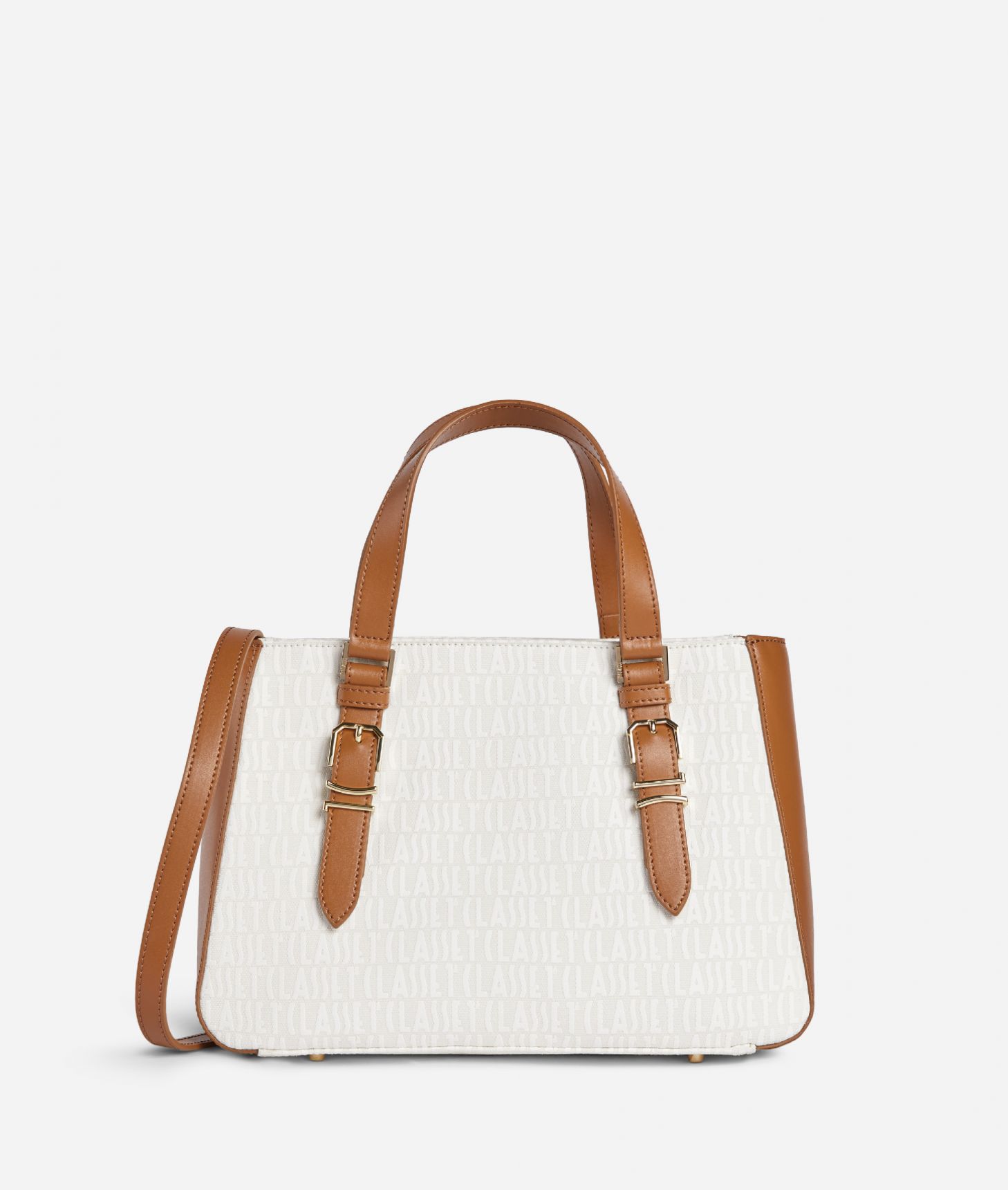 1A Classe Sand Handbag with shoulder strap Natural,front