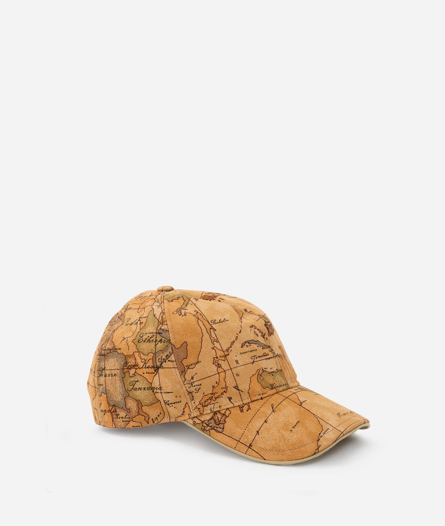 Canvas Baseball Hat in Geo Classic print,front