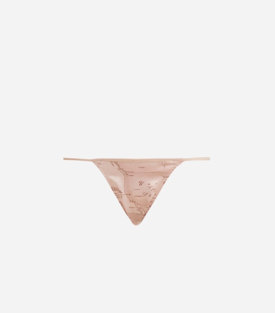 Geo Color thong Nude,front