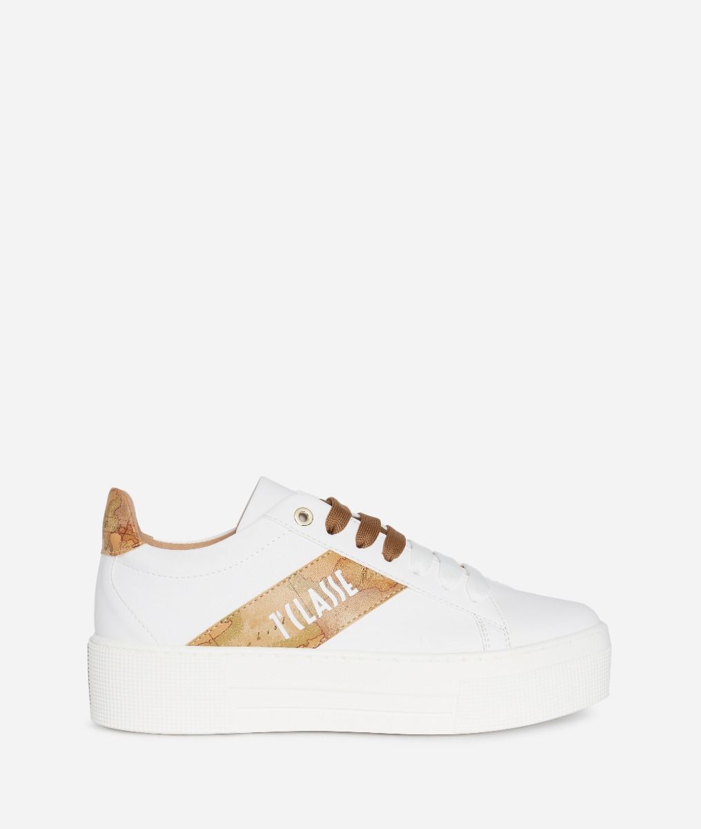 Geo Cruise sneakers with Geo Classic detail White,front