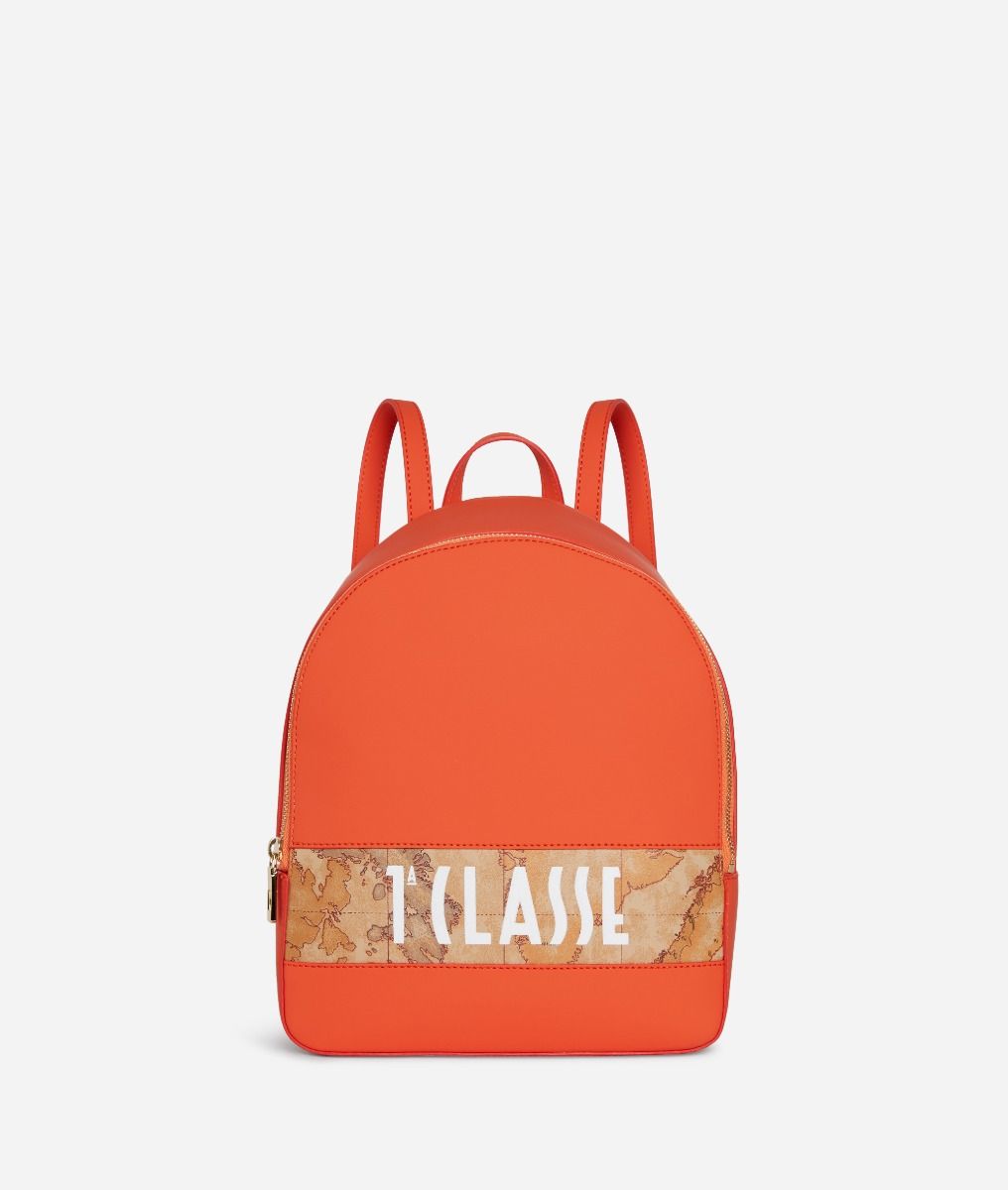 Geo Cruise Backpack with 1A Classe logo Orange,front