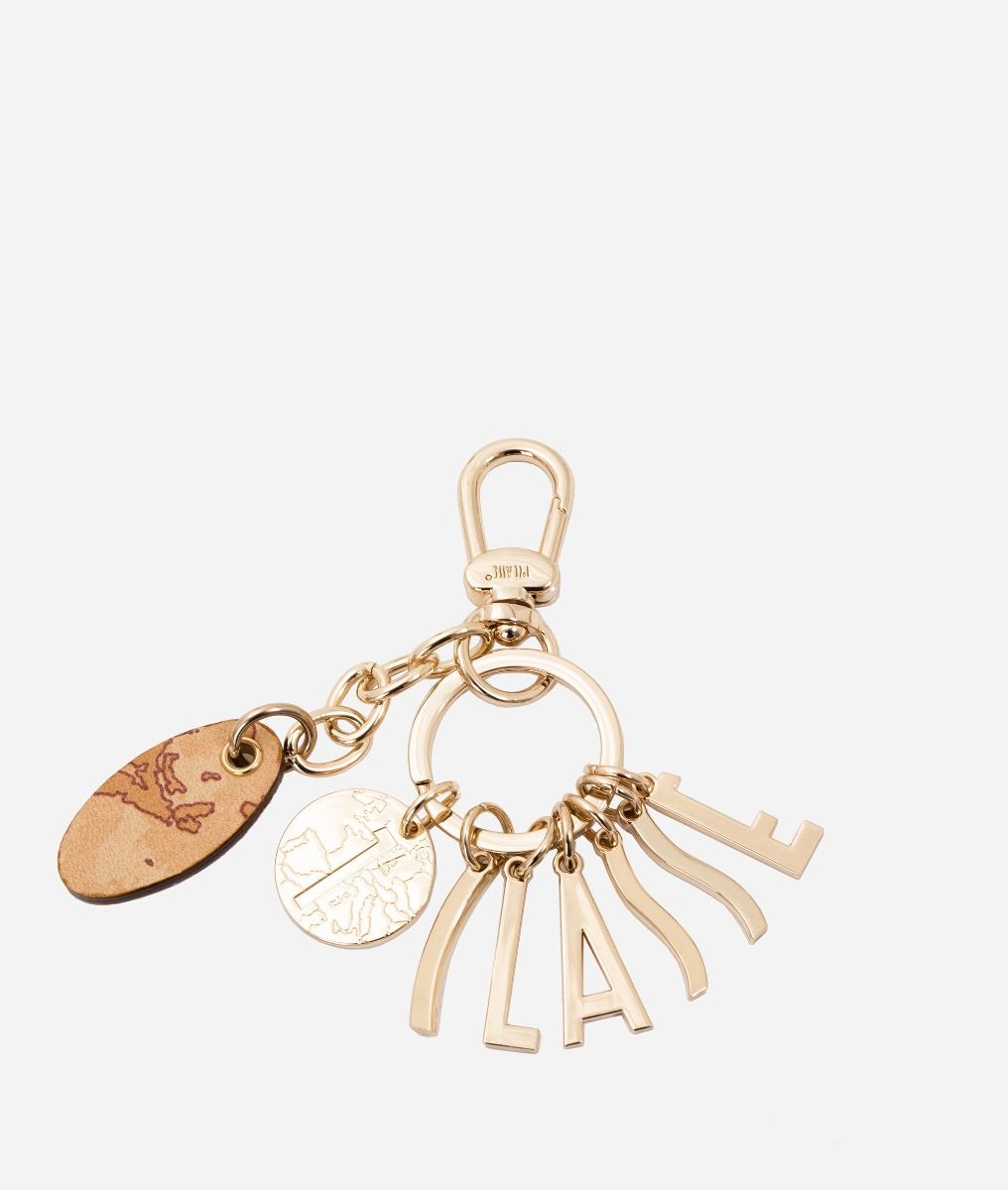 Logo lettering keychain,front