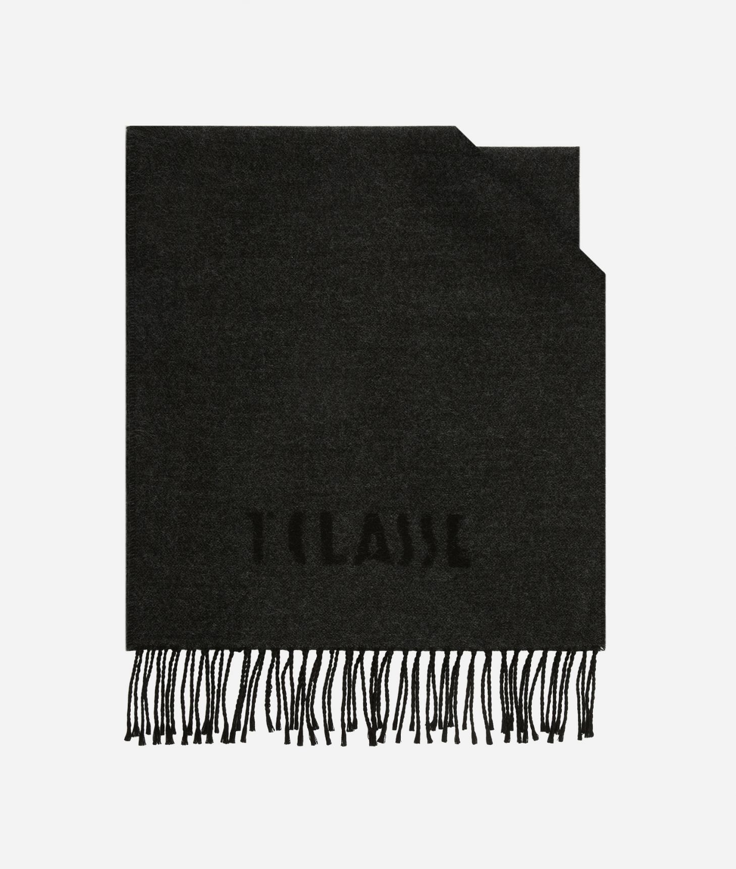 Small Logo scarf 40 x 180 Anthracite,front