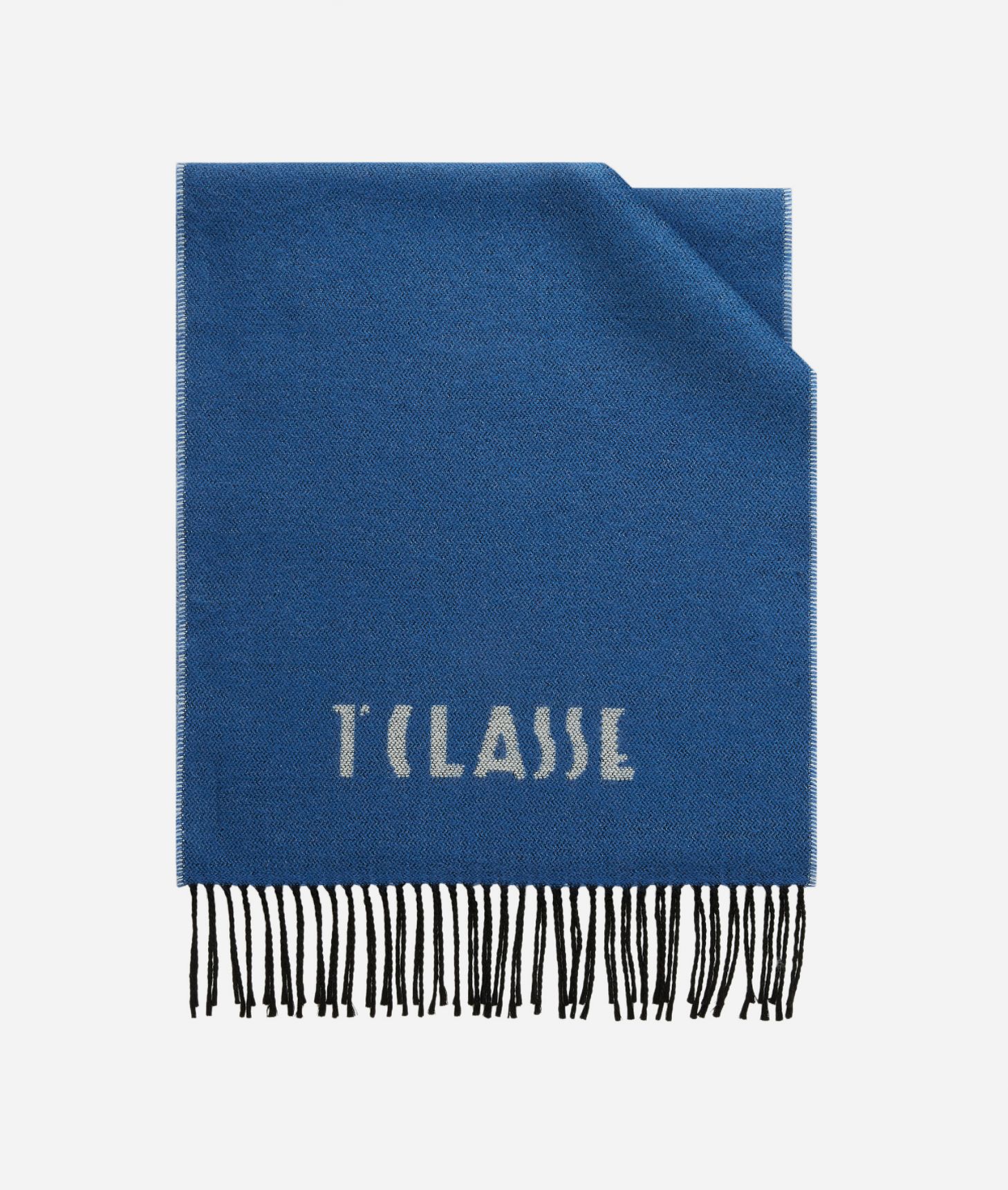 Small Logo scarf 40 x 180 Bluette,front