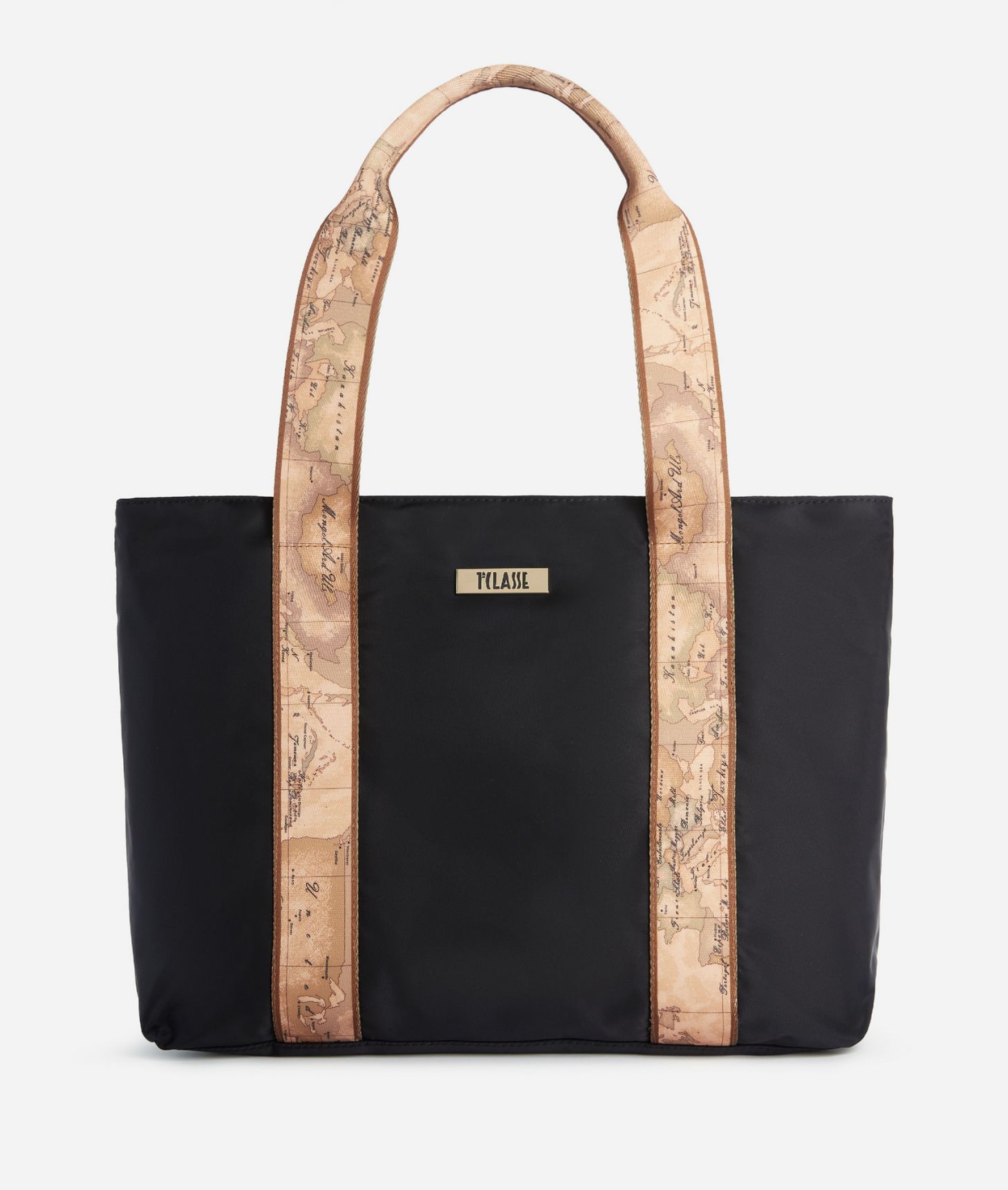 2000’s Nylon shopper bag Black ,front