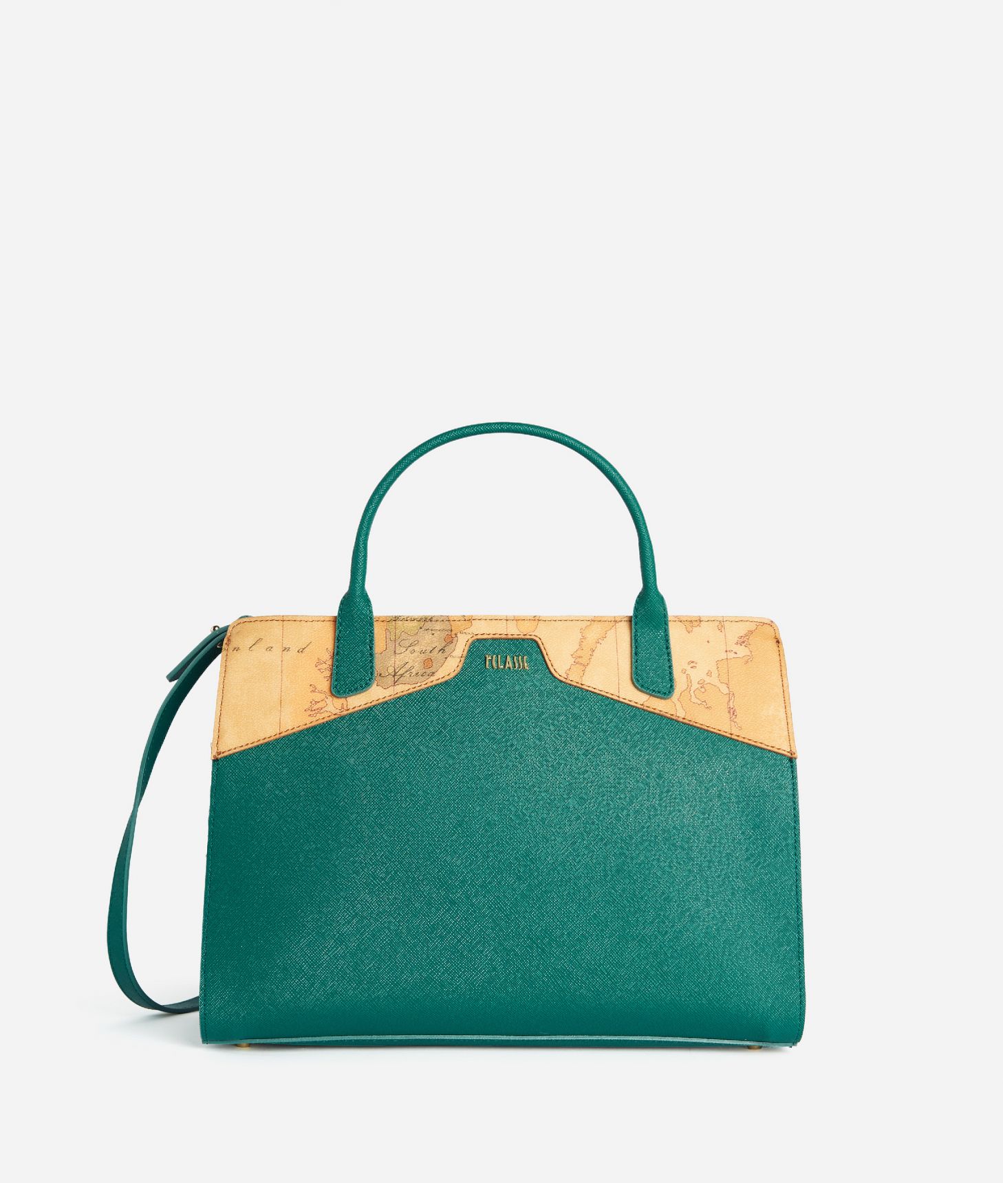 Glam City large handbag Emerald Green

,front