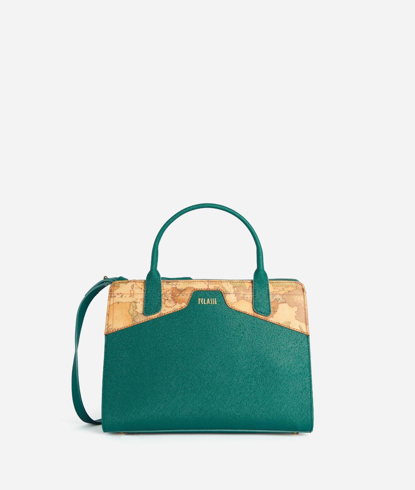Glam City small handbag Emerald Green,front