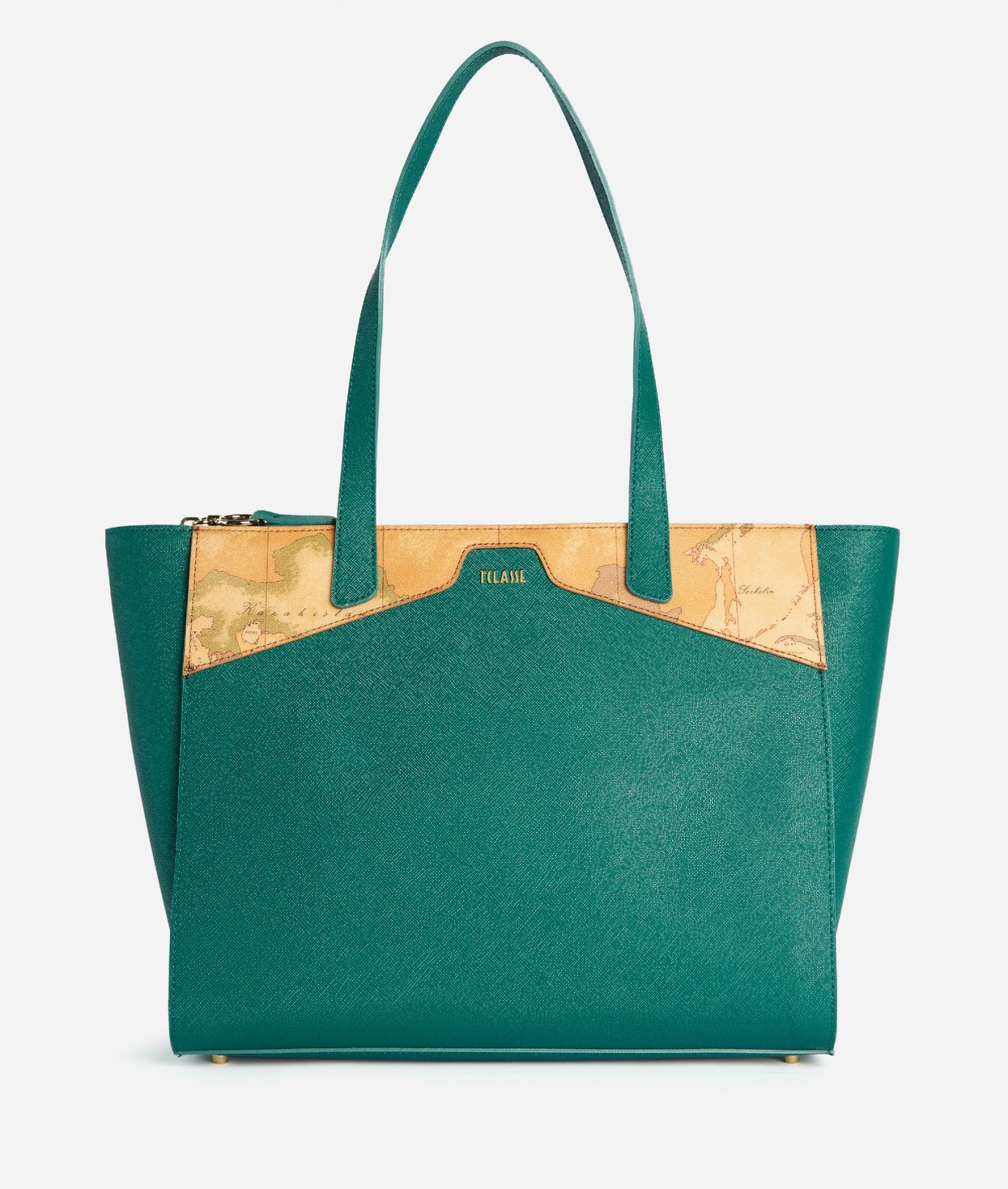 Glam City large shopper bag Emerald Green,front
