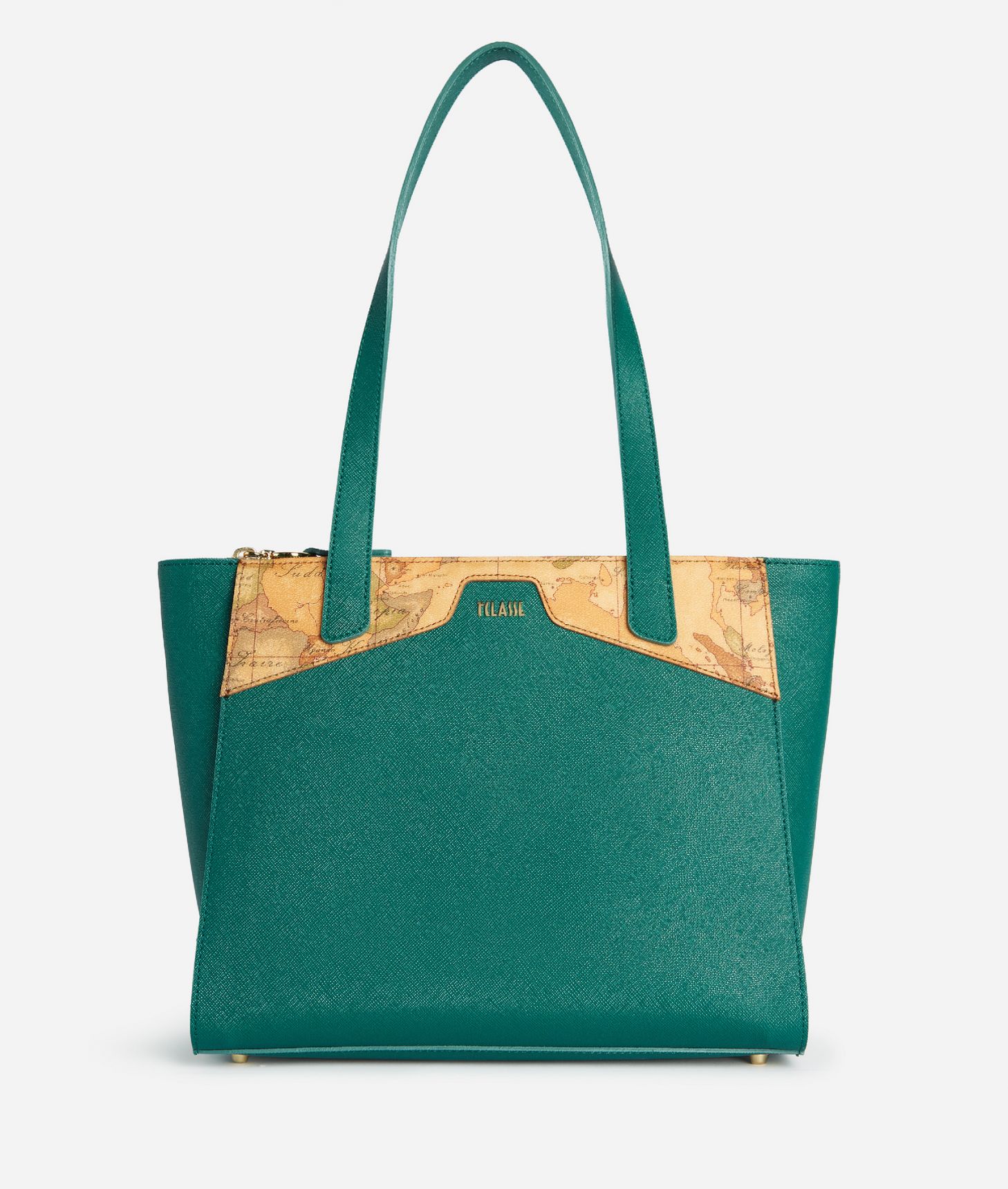 Glam City medium shopper bag Emerald Green,front
