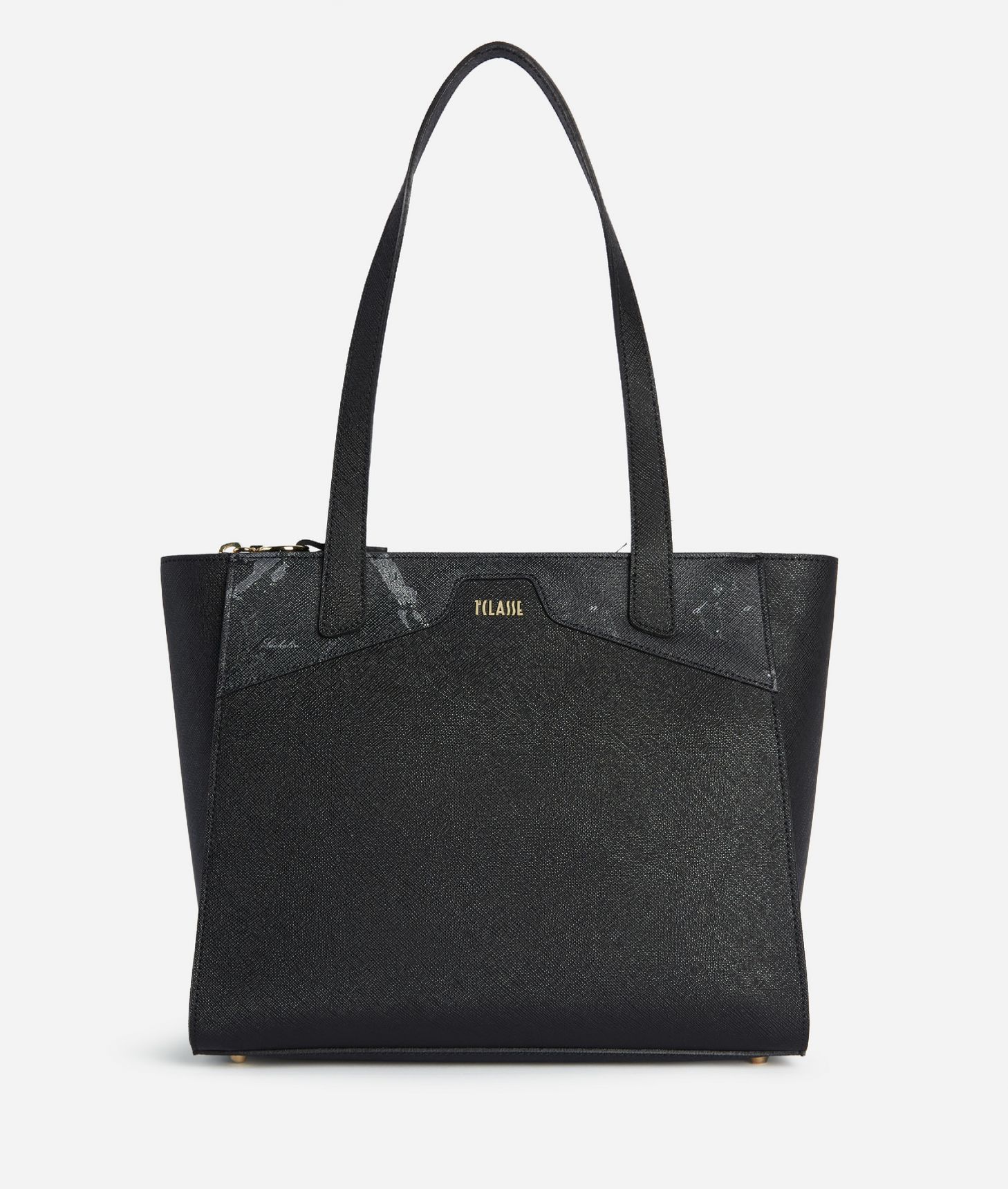 Glam City medium shopper bag Black,front