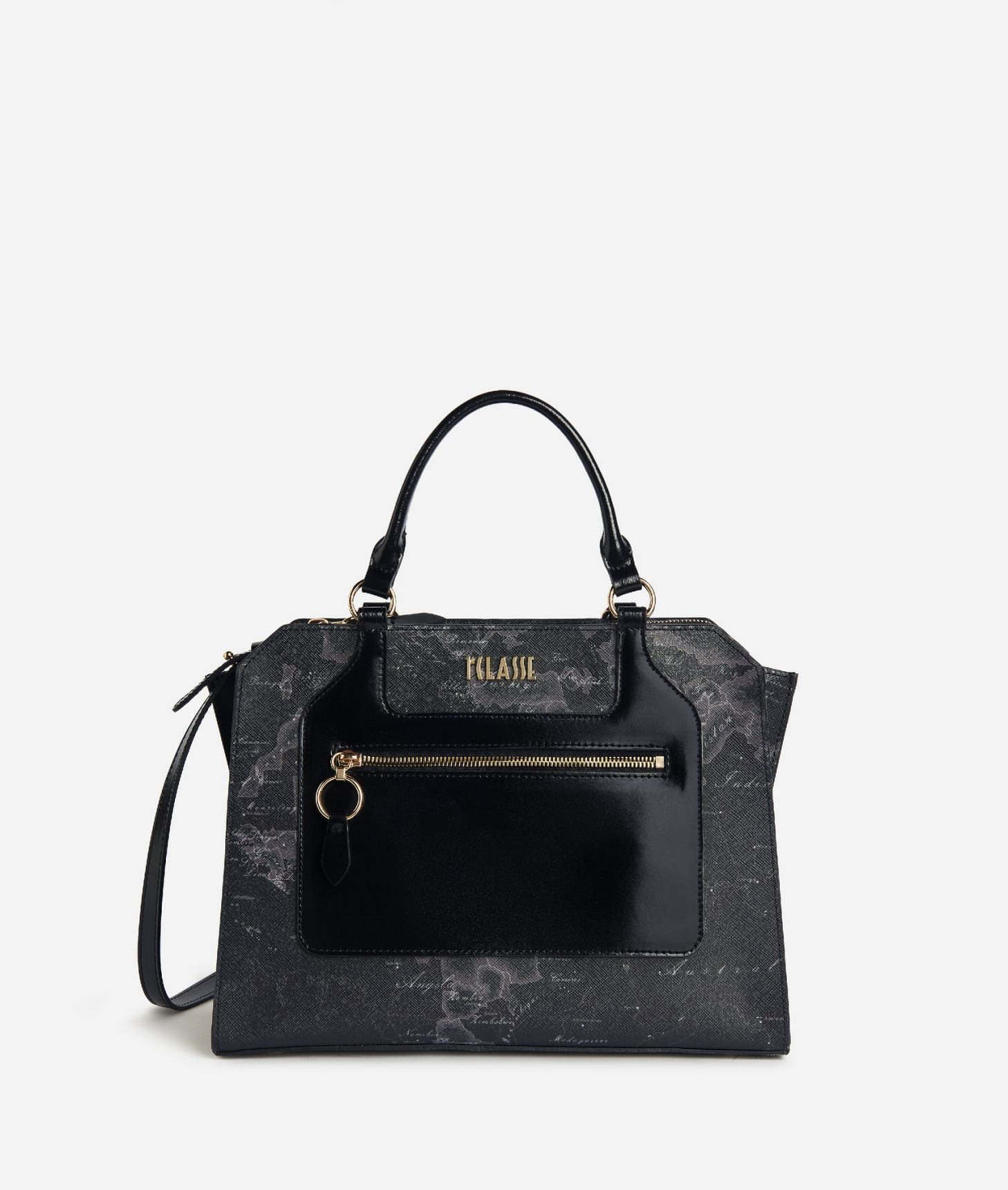 Kissme Bag handbag with crossbody strap Black,front
