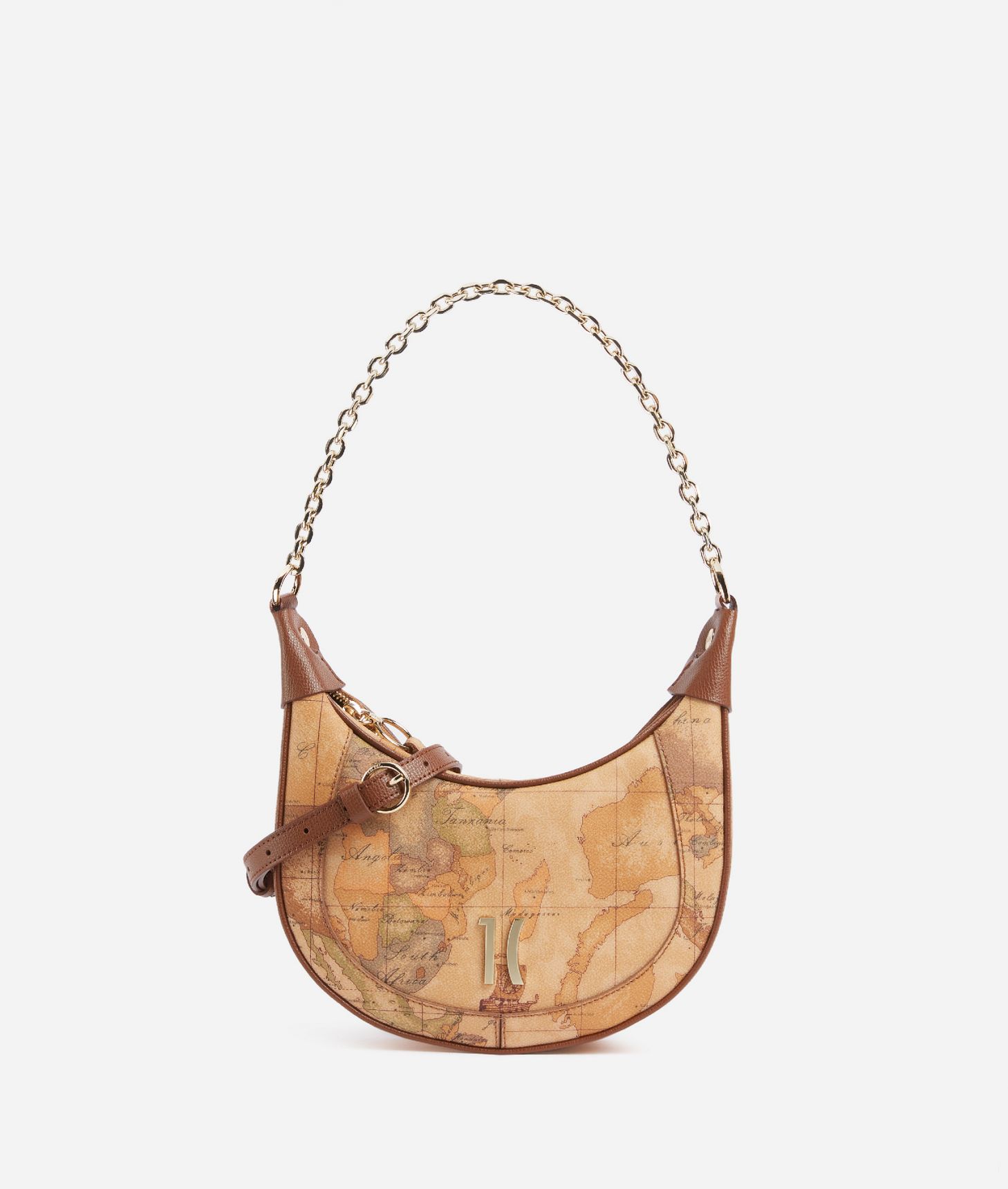Celeb Bag Hobo bag with chain Chestnut,front