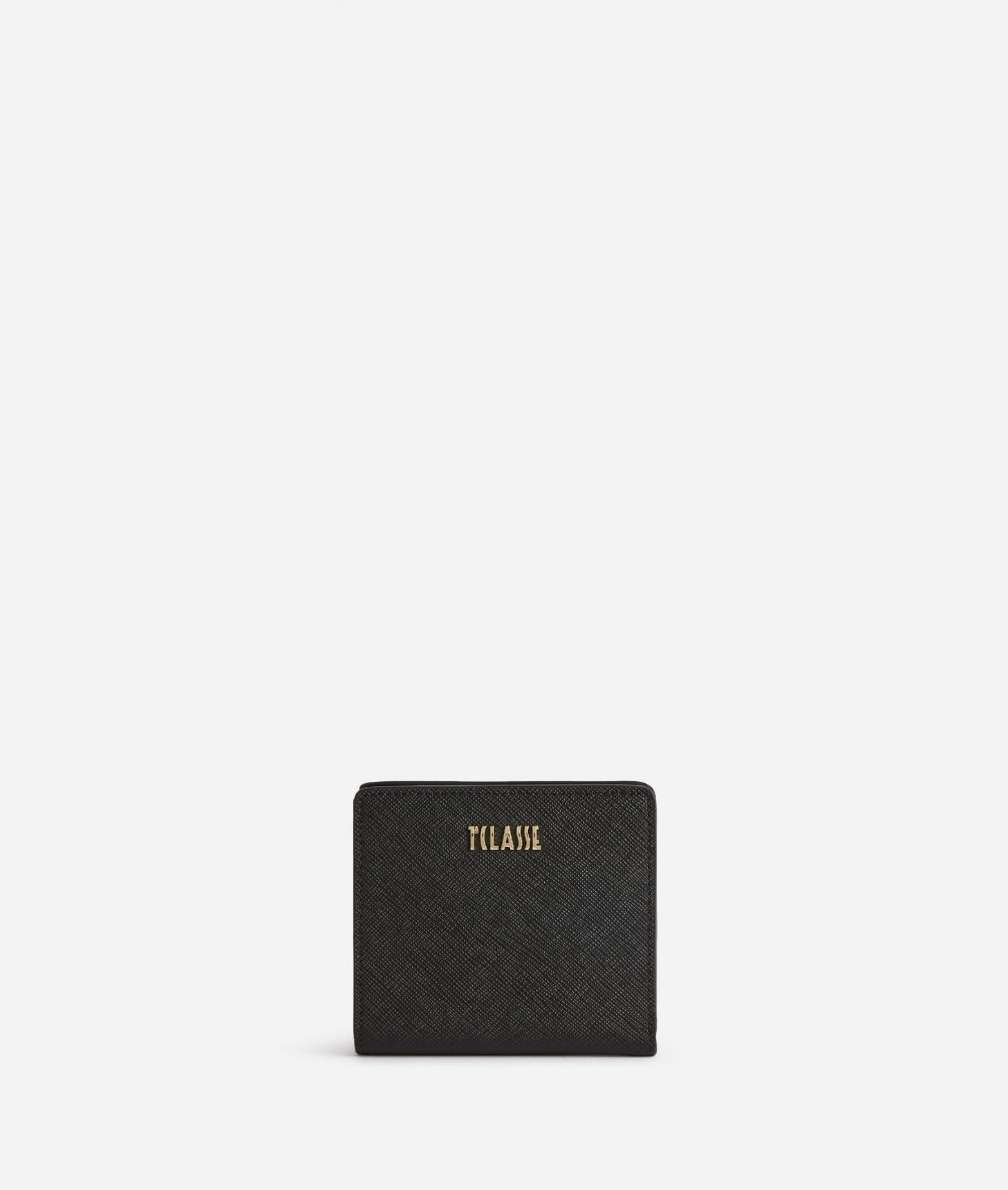 Glam City mini bifold wallet Black,front