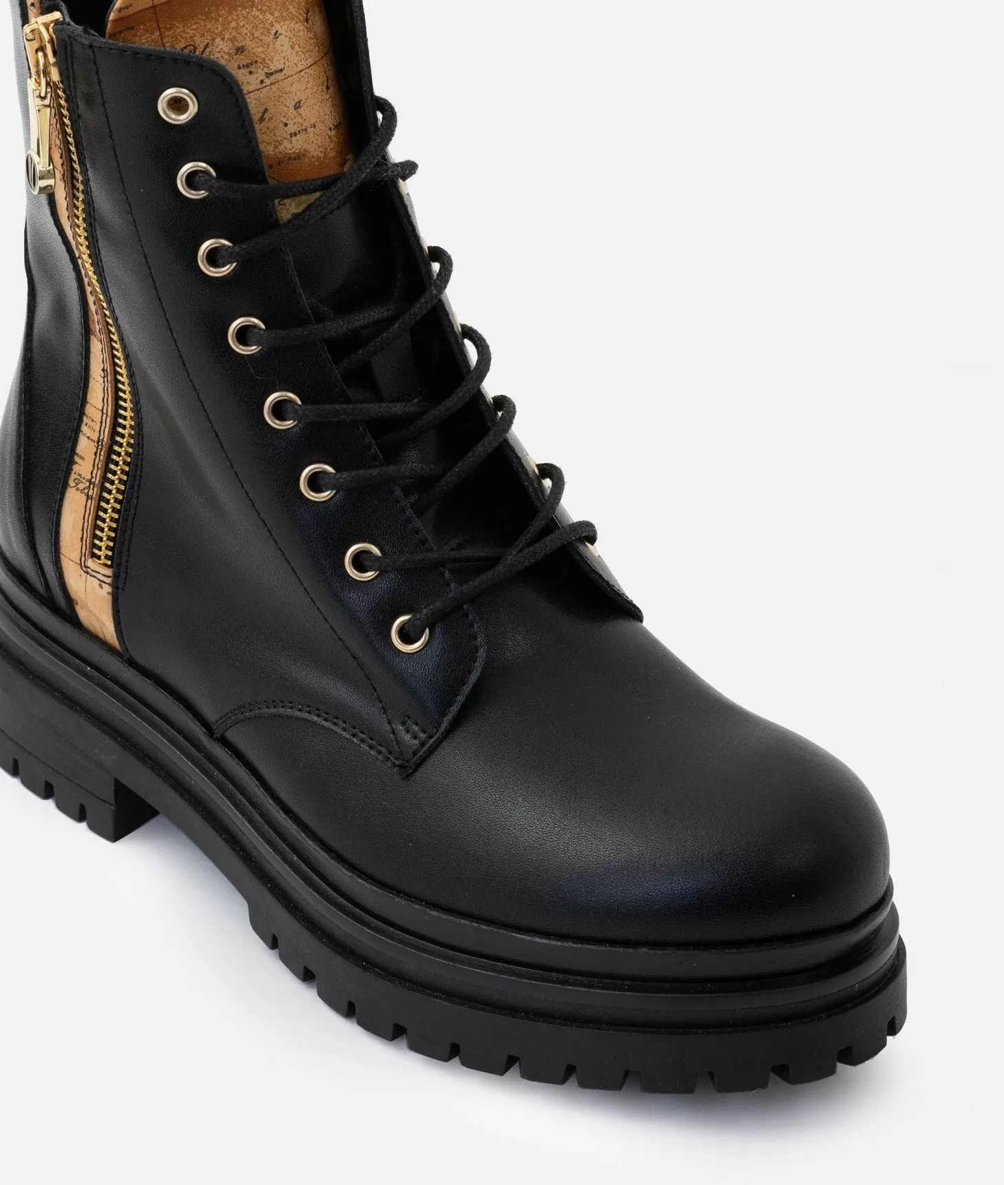 Black nappa leather outlet boots