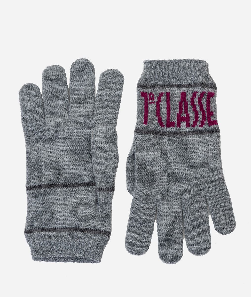 1ᴬ Classe gloves Medium Grey,front