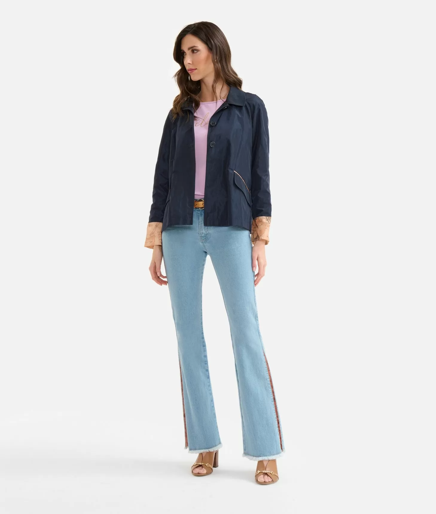ALVIERO MARTINI PRIMA CLASSE Giacca in nylon tecnico Blu Scuro