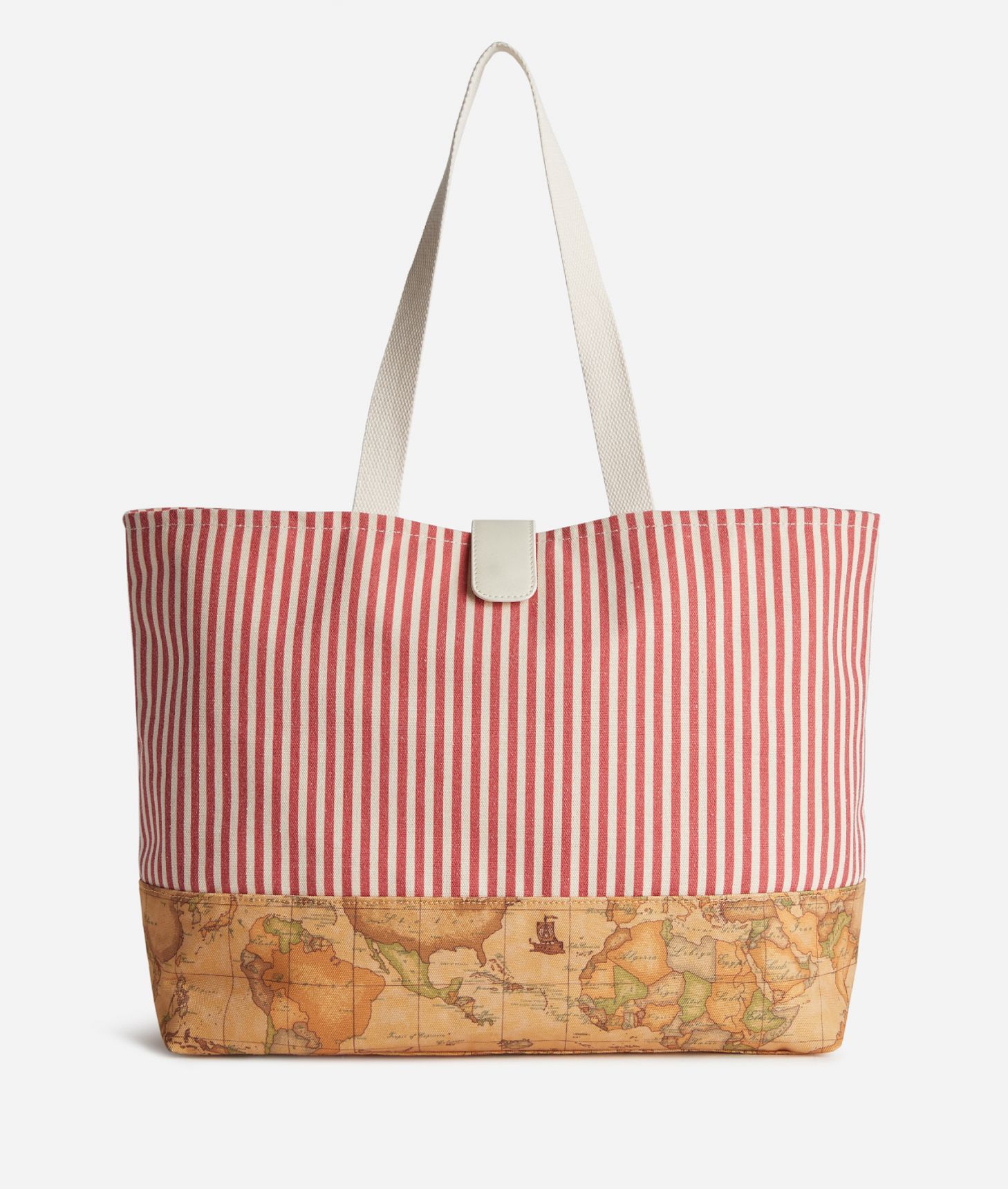 Canvas beach bag Strawberry,front