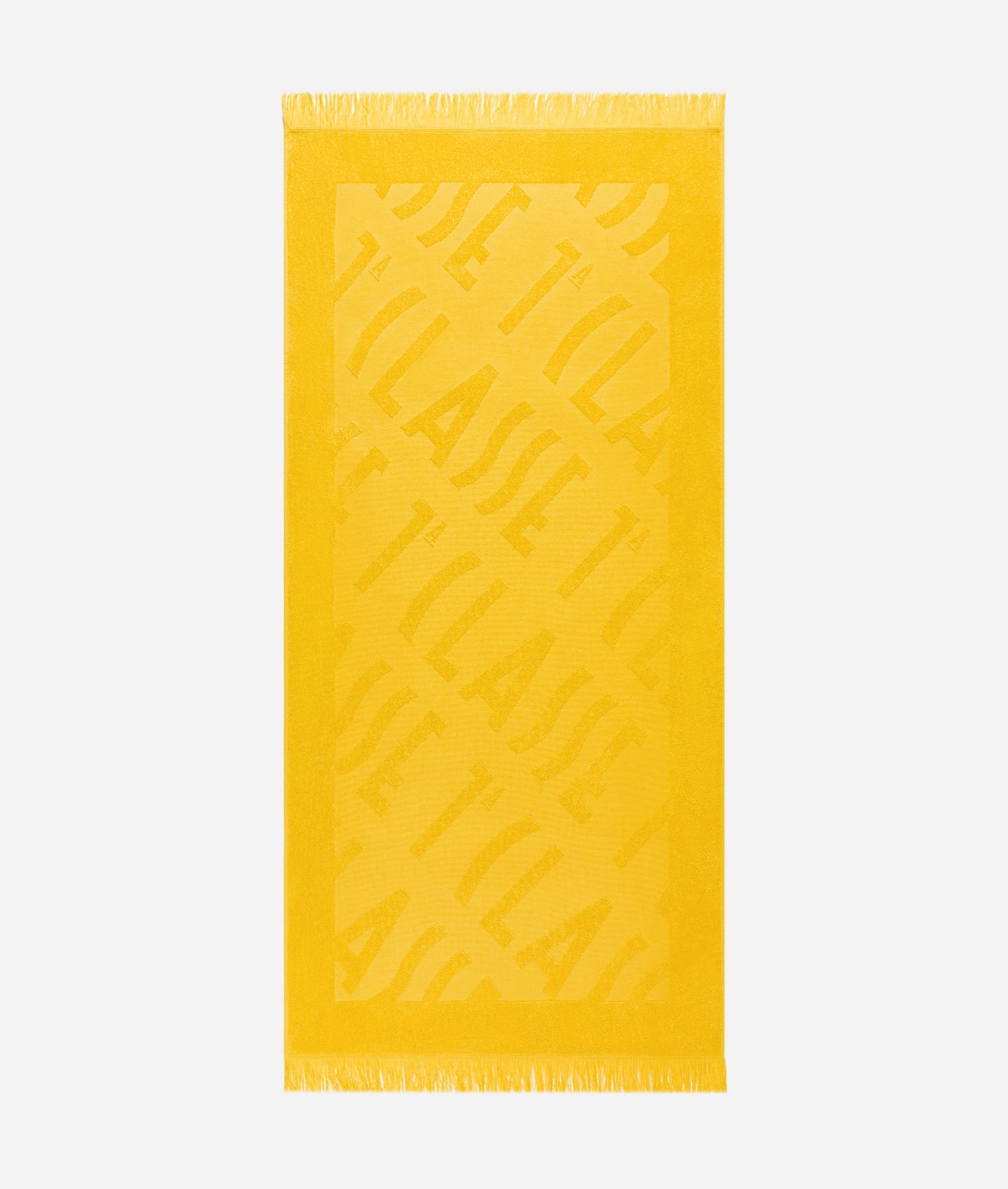 Cotton beach towel 80 x 160 Golden Yellow,front