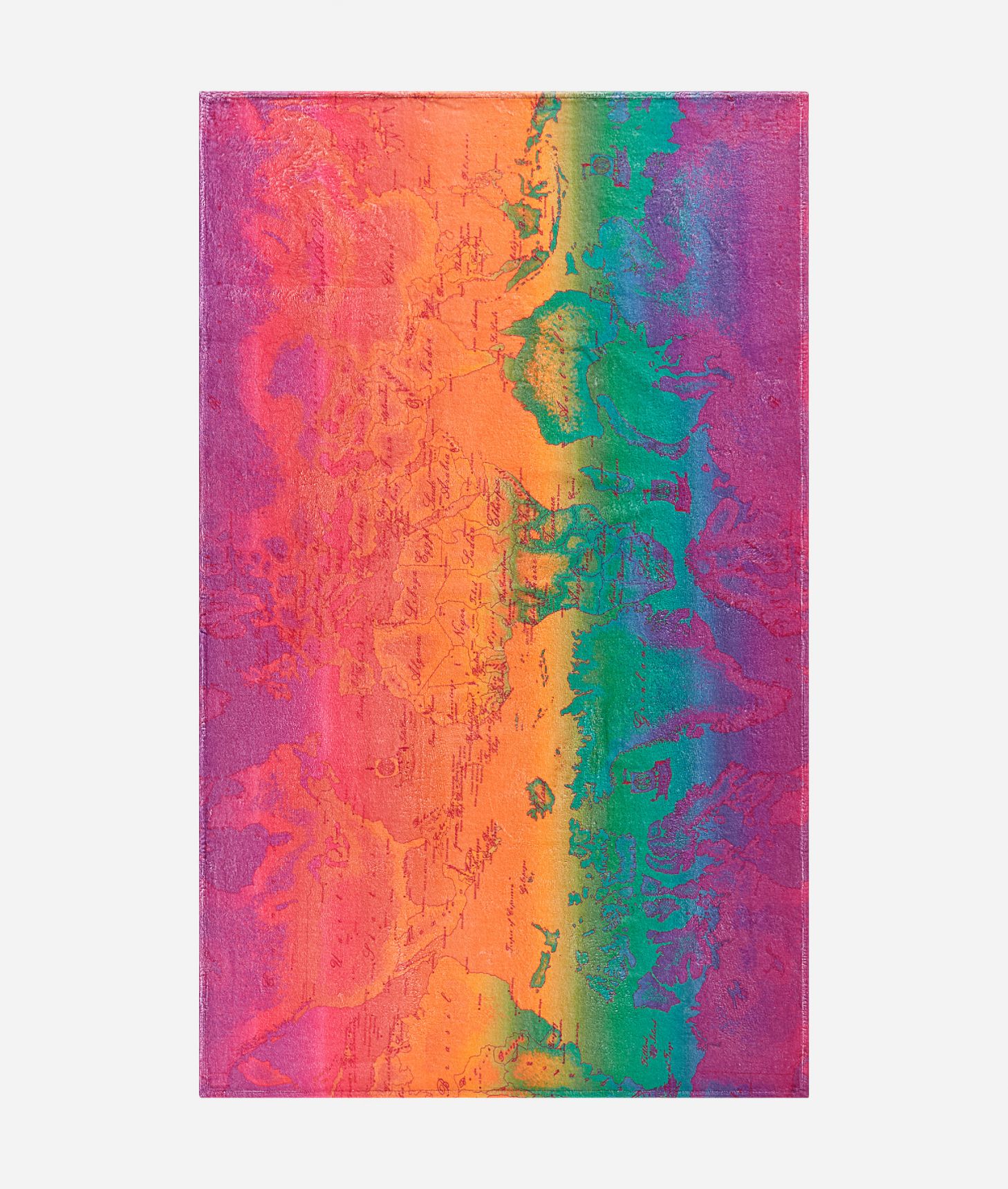 Geo Sfumato telo mare in cotone 80 x 150 Multicolor,front