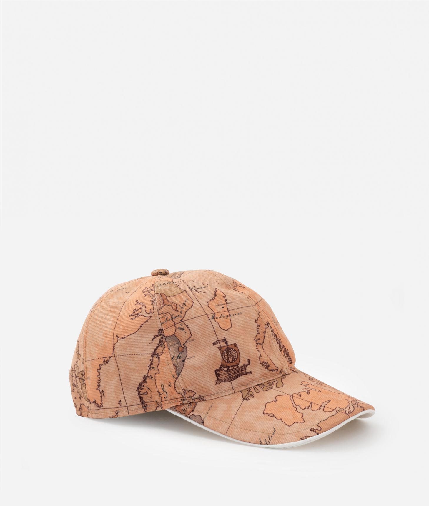 Canvas baseball cap with Geo Classic print ,front