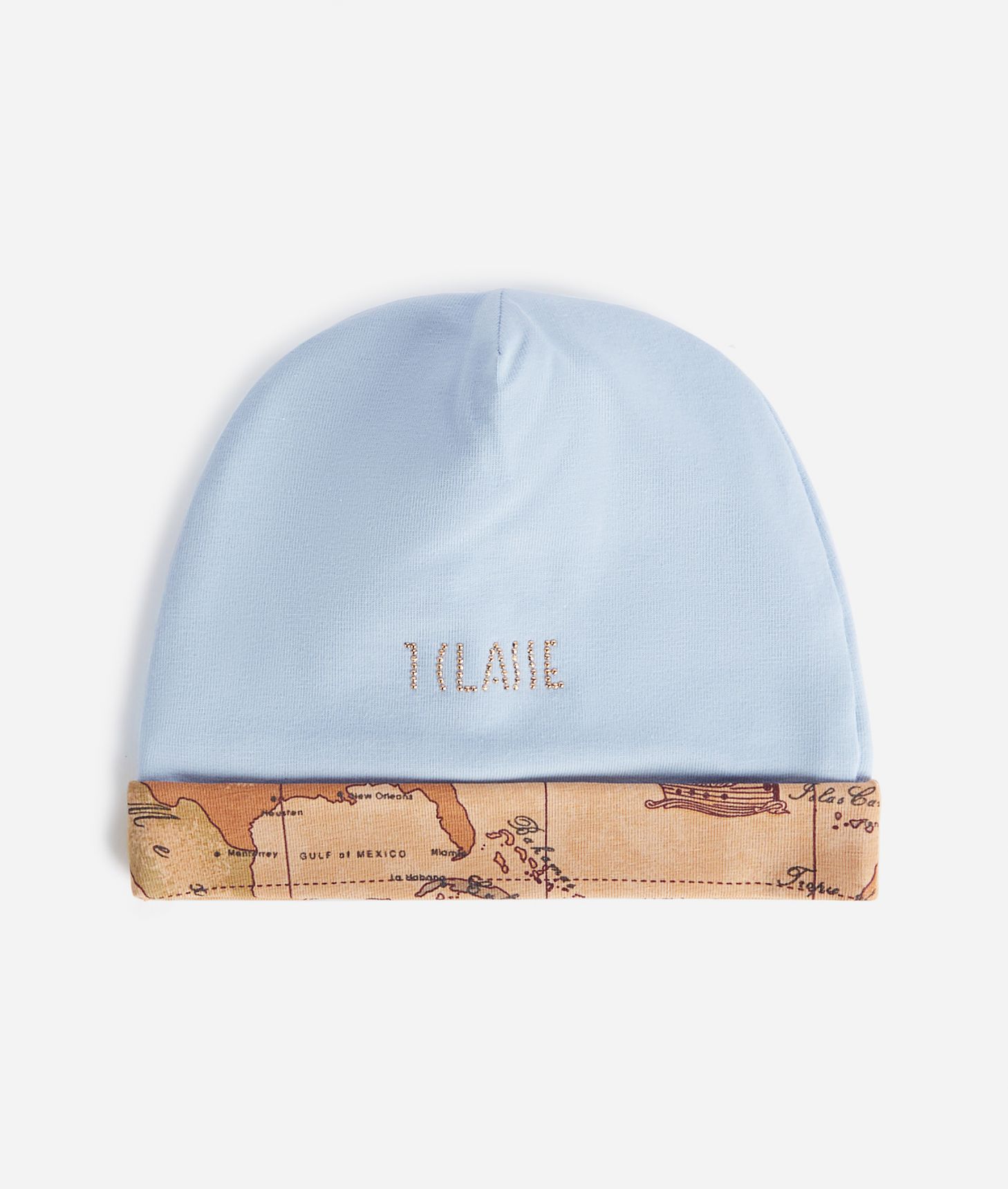 Cotton cap with 1ᴬ Classe logo Light Blue,front