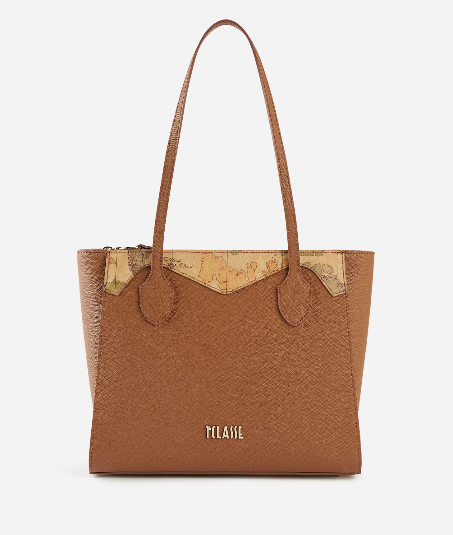 Florida City medium shopper bag Leather Brown,front