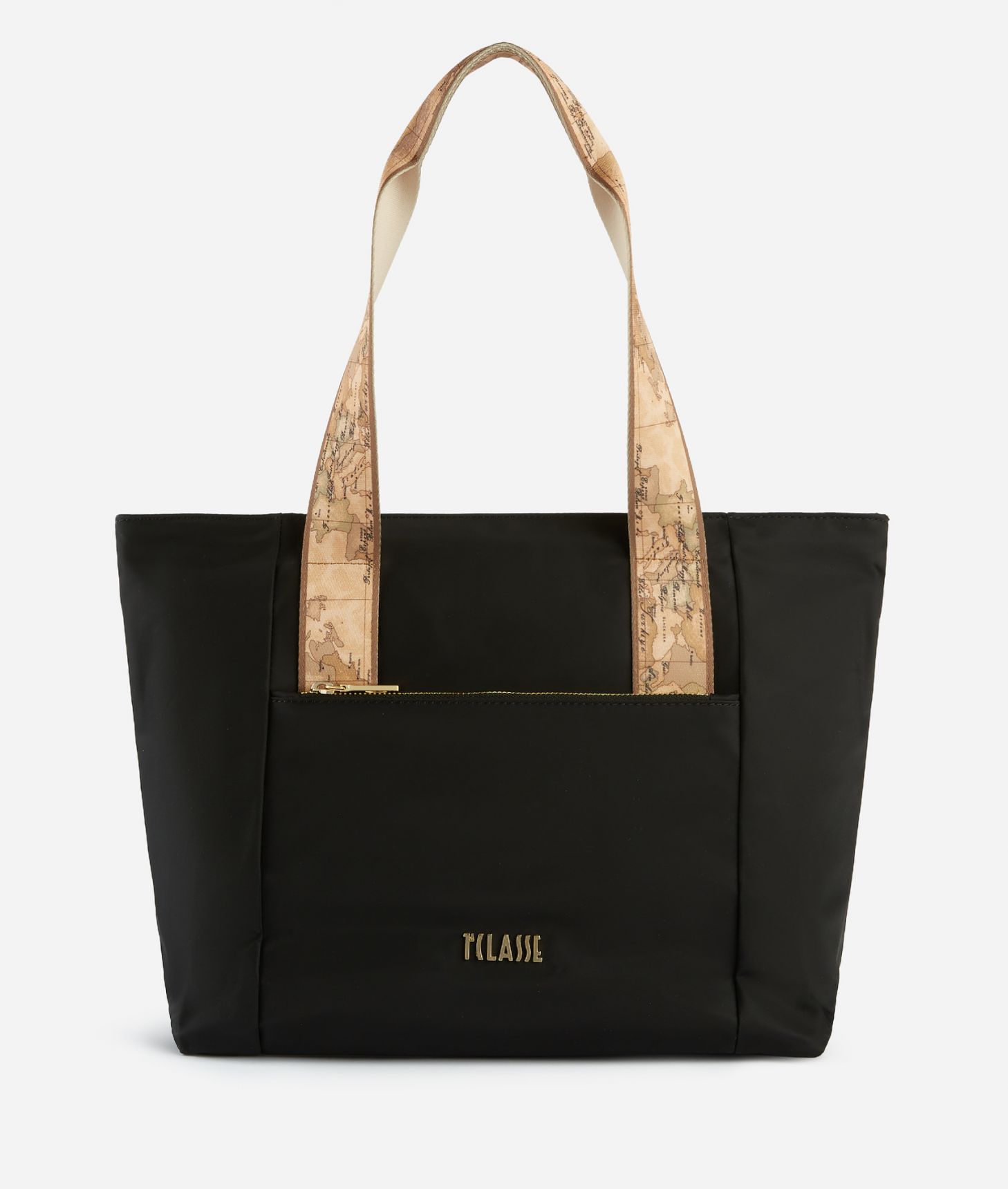 Ocean Nylon shopper bag Black,front