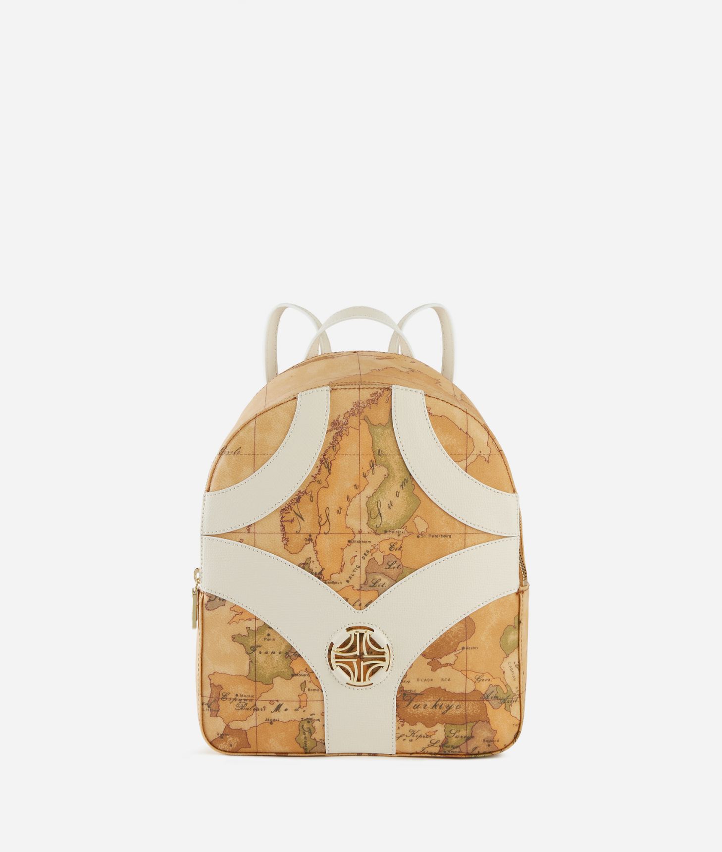 Geo Sunrise Ring backpack Ivory,front