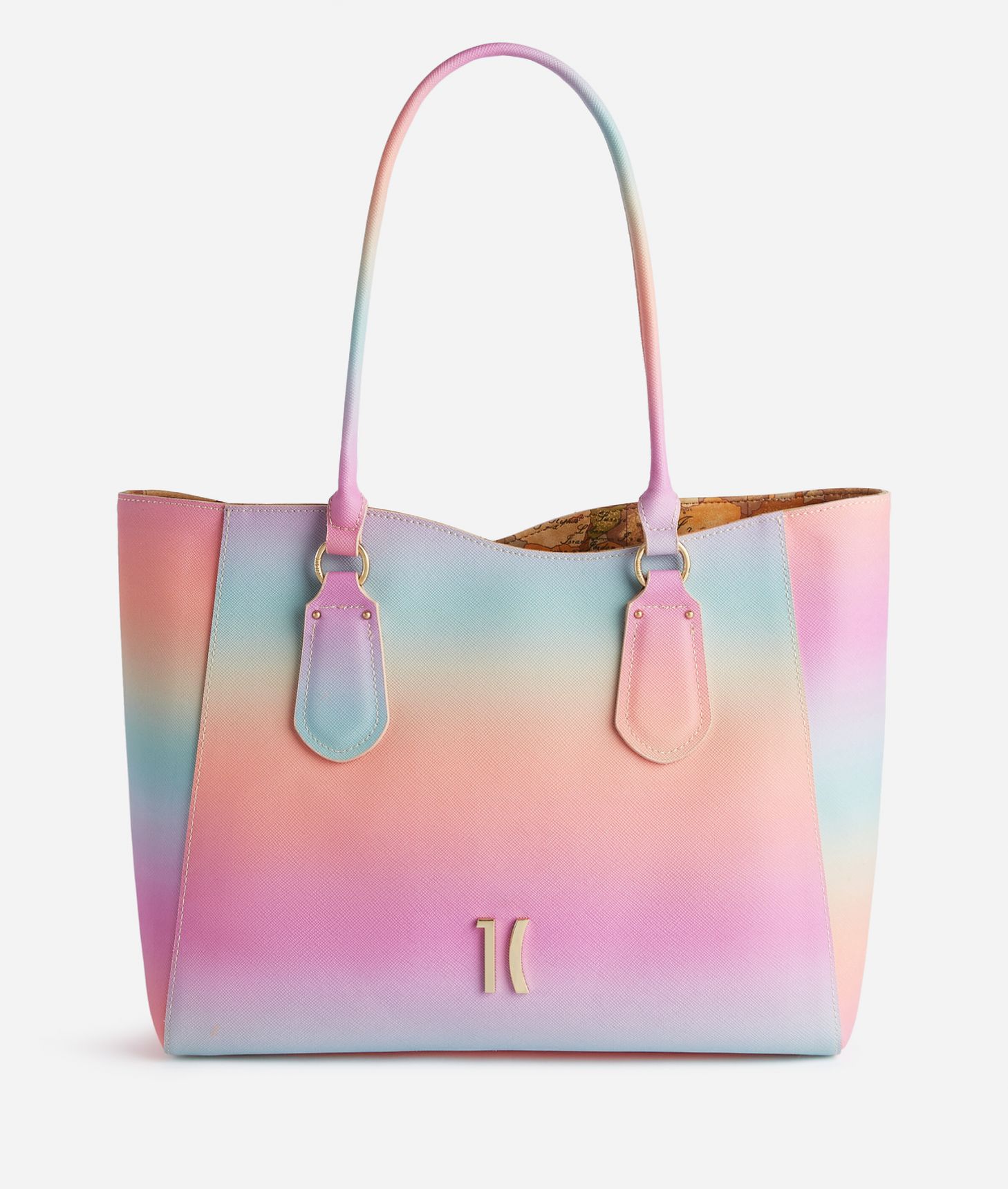 Colorful Sky shopper bag Multicolor,front