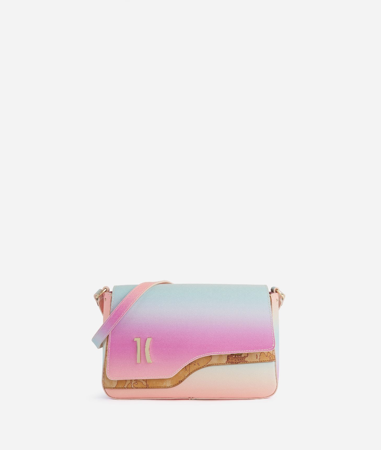 Colorful Sky flap crossbody bag Multicolor,front